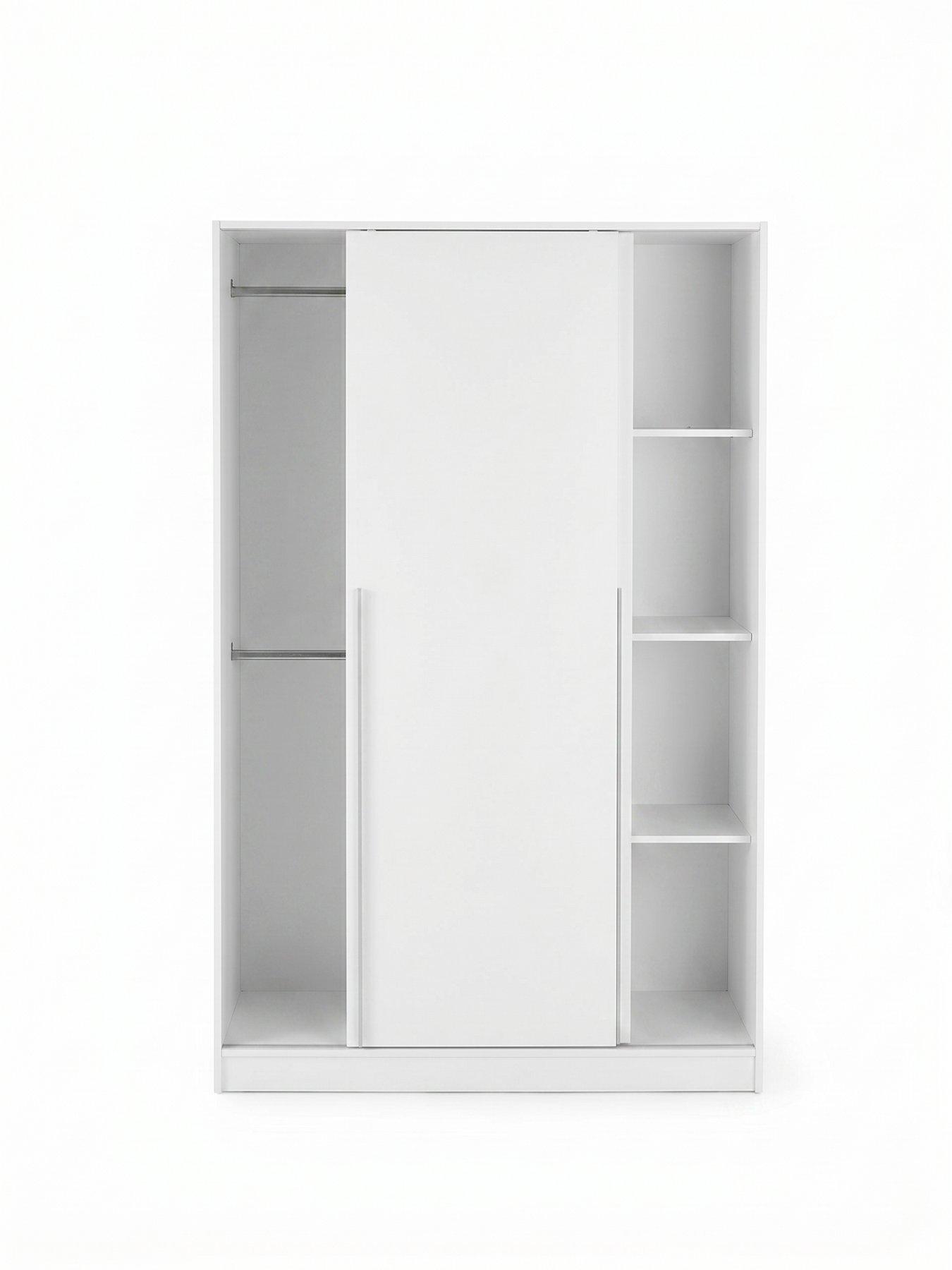 Image 4 of 7 of The Very Collection Murcia 120 cm Sliding 2 Wardrobe - White&nbsp;- FSC&reg; Certified