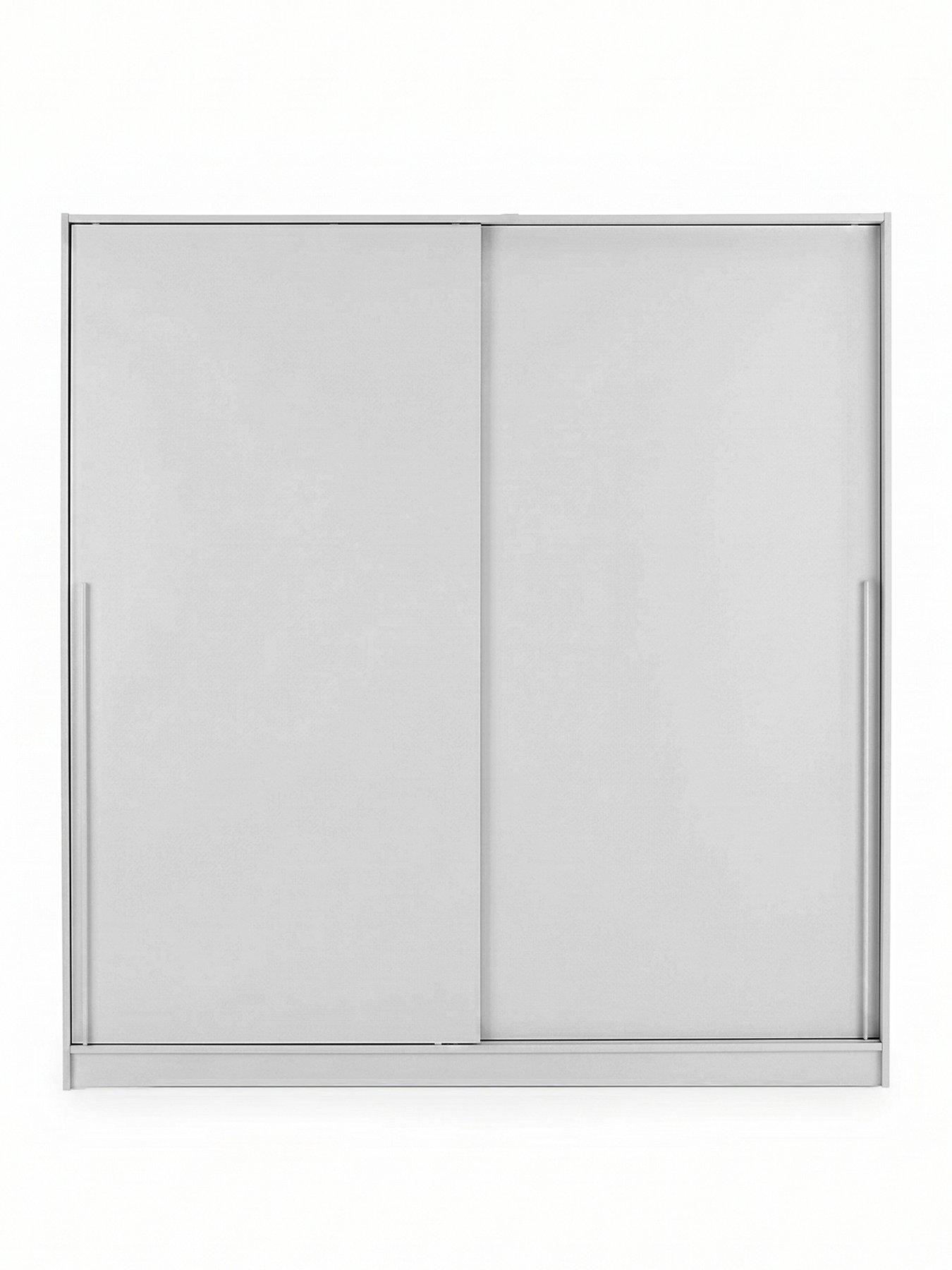 Image 2 of 7 of The Very Collection Murcia 180 cm Sliding 2 Wardrobe - White&nbsp;- FSC&reg; Certified