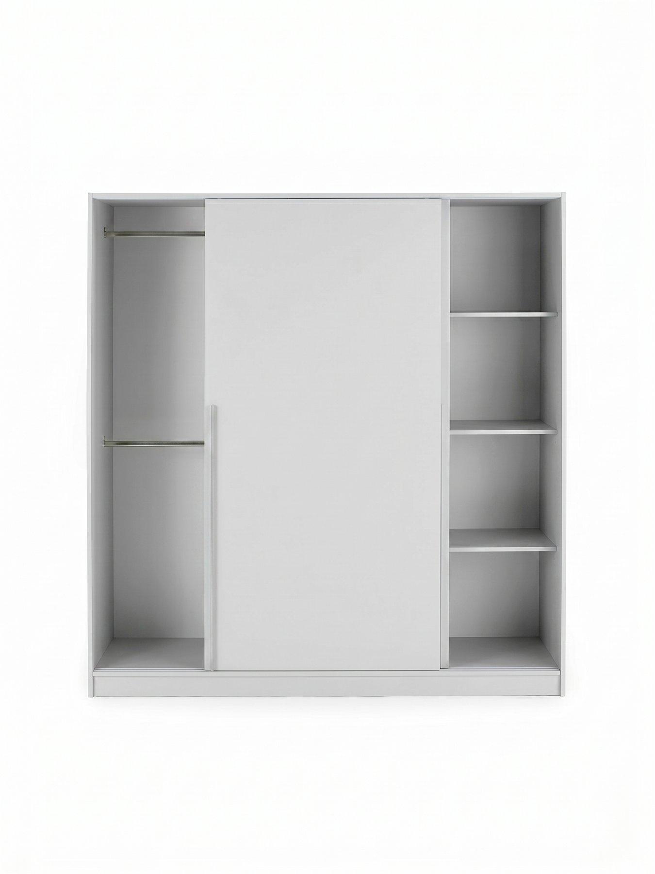 Image 4 of 7 of The Very Collection Murcia 180 cm Sliding 2 Wardrobe - White&nbsp;- FSC&reg; Certified