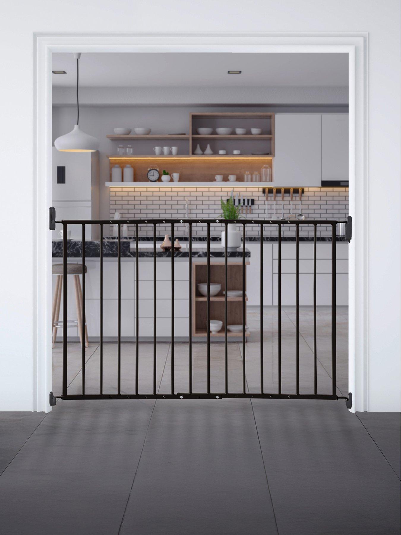 Image 1 of 3 of Dream Baby Arizona 2-Panel Adjusta Gate Hardware Mounted (68-112cm) - Black