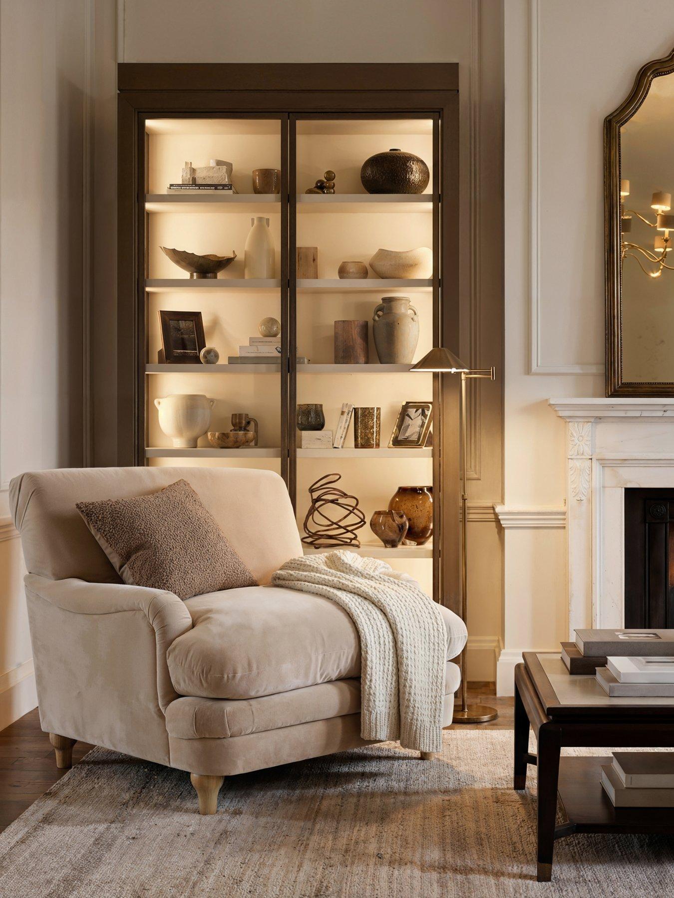 LPD Home Plumpton Sahara Chenille Armchair