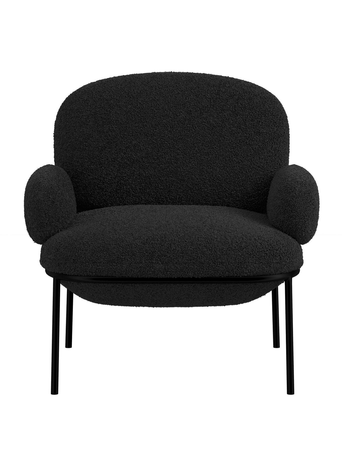 Image 2 of 6 of LPD Home Avery Black Armchair