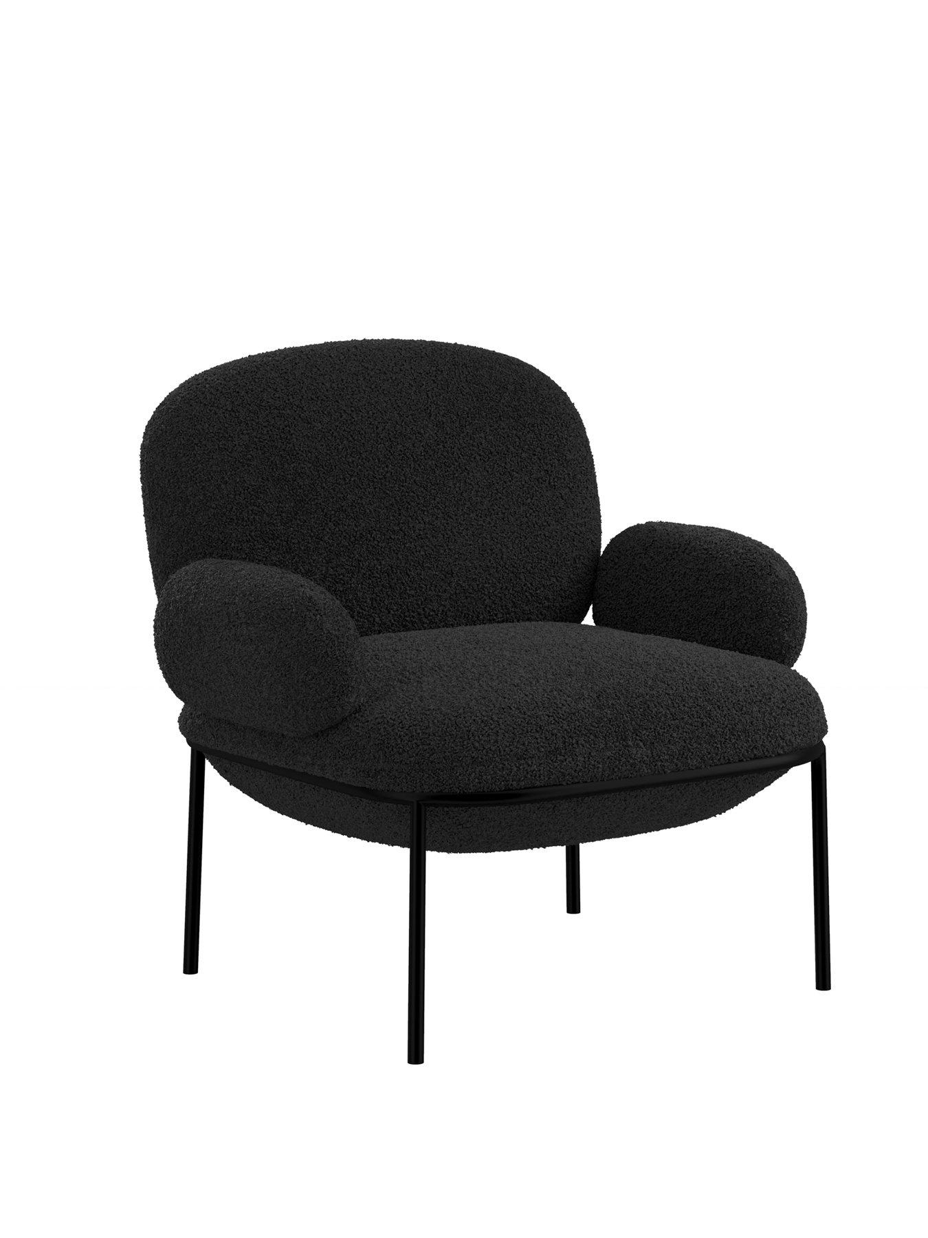 Image 3 of 6 of LPD Home Avery Black Armchair