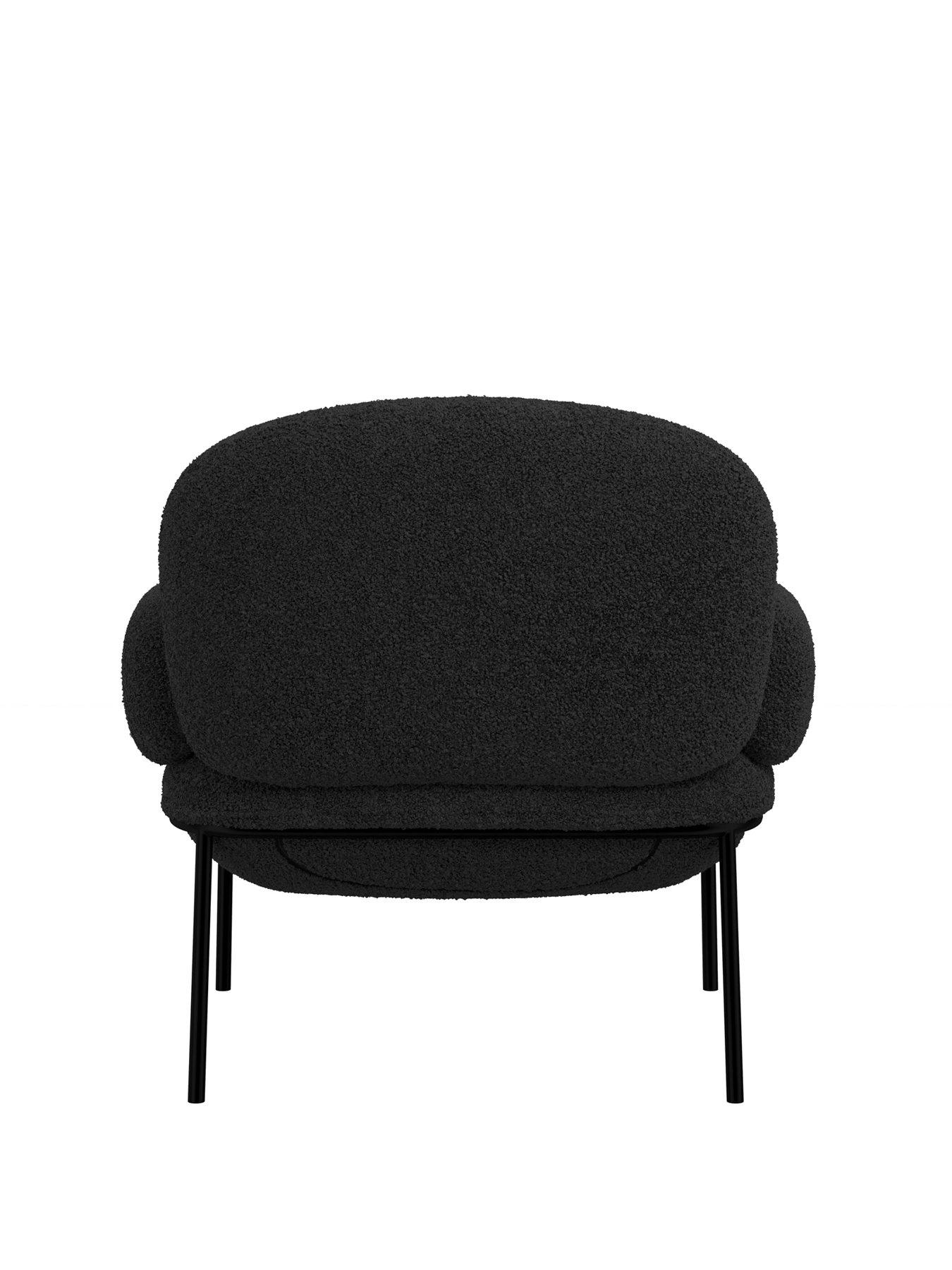 Image 5 of 6 of LPD Home Avery Black Armchair