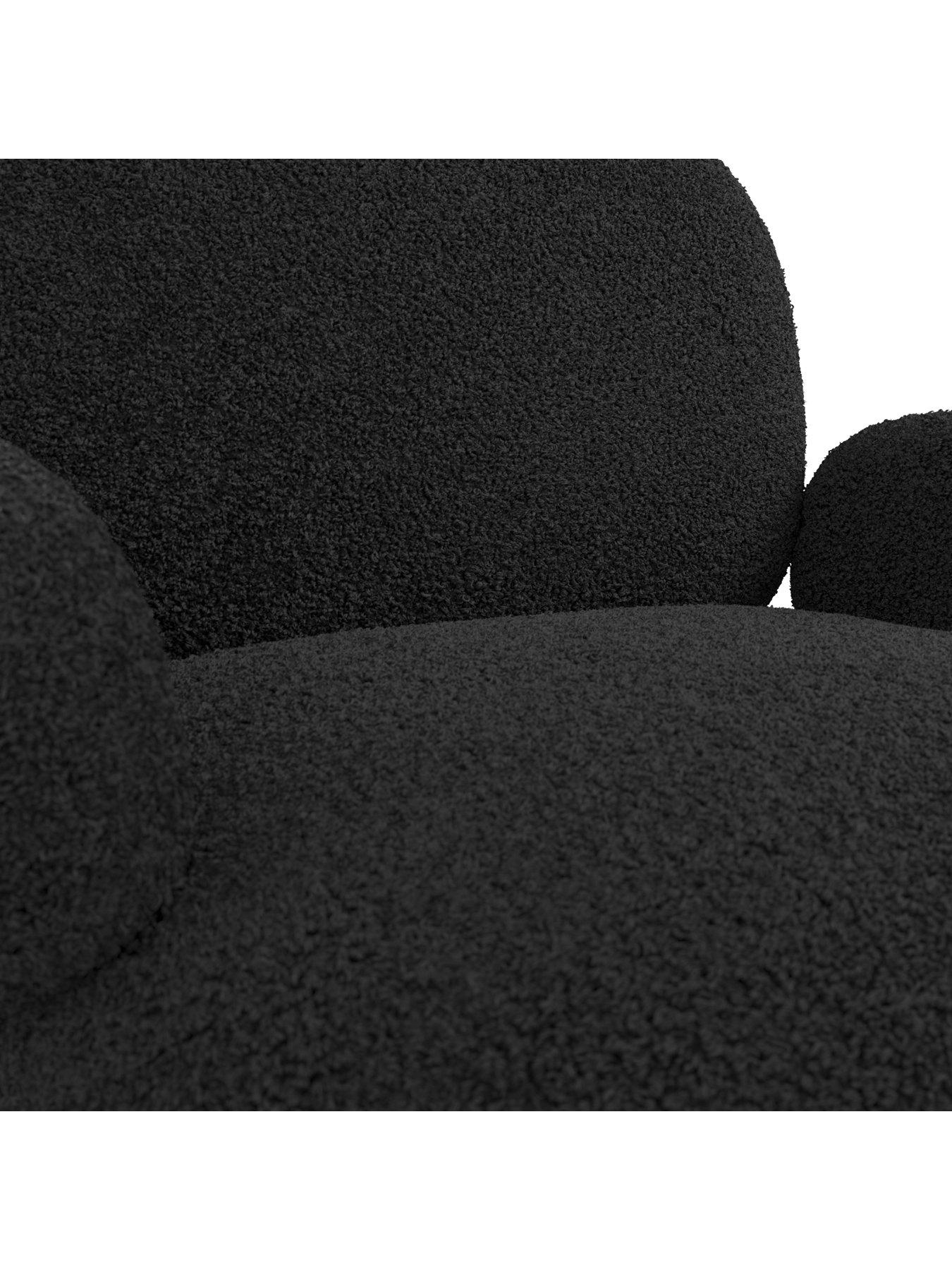 Image 6 of 6 of LPD Home Avery Black Armchair