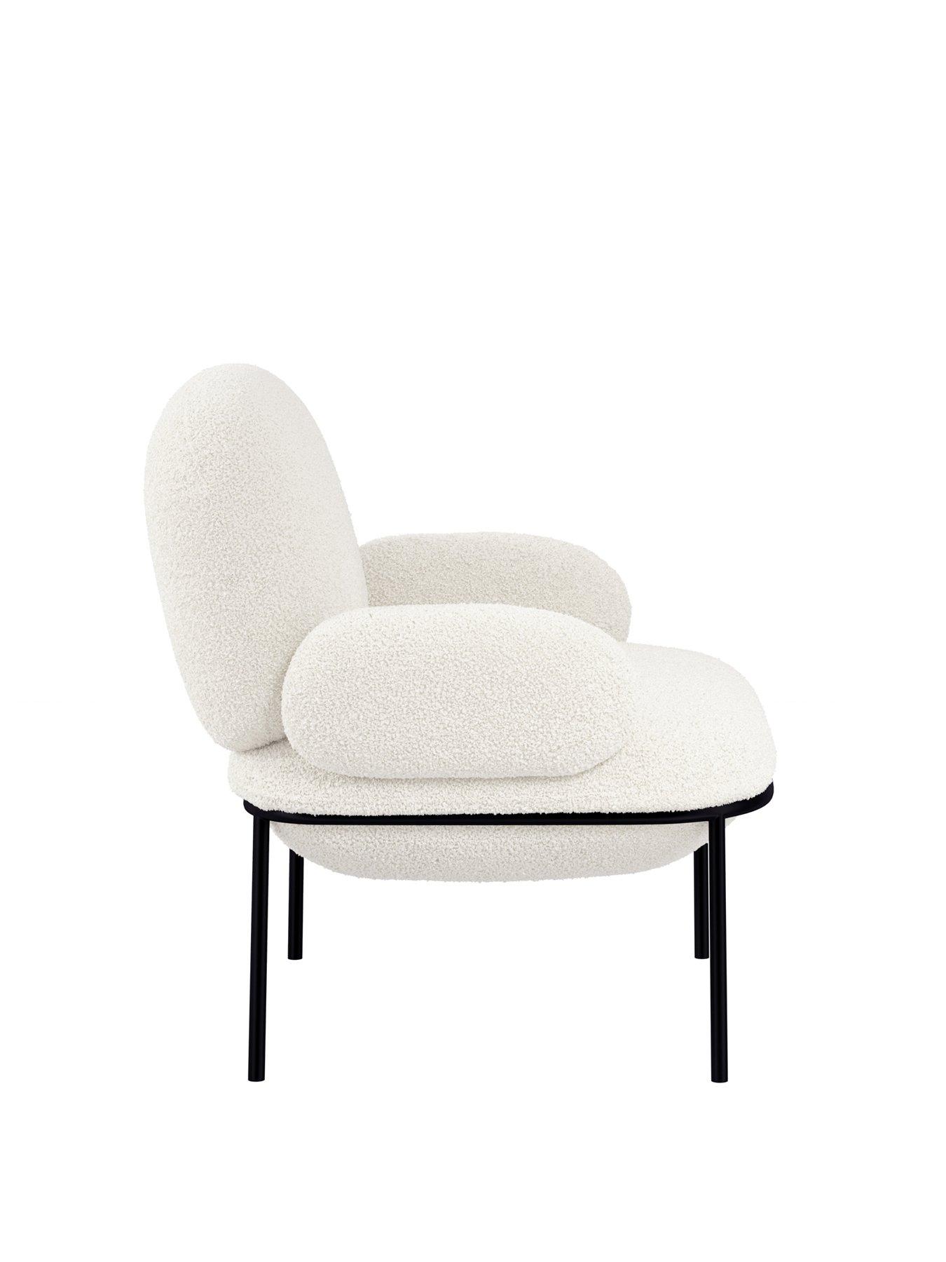  image of lpd-home-avery-ivory-armchair