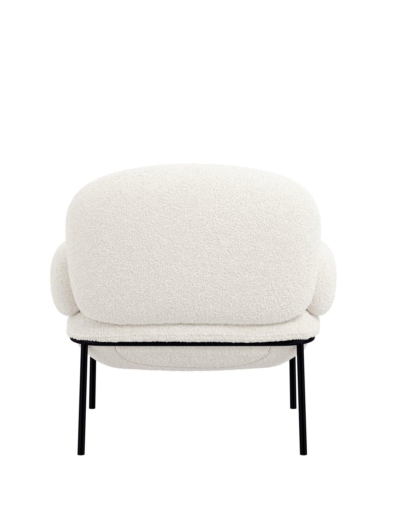 image of lpd-home-avery-ivory-armchair