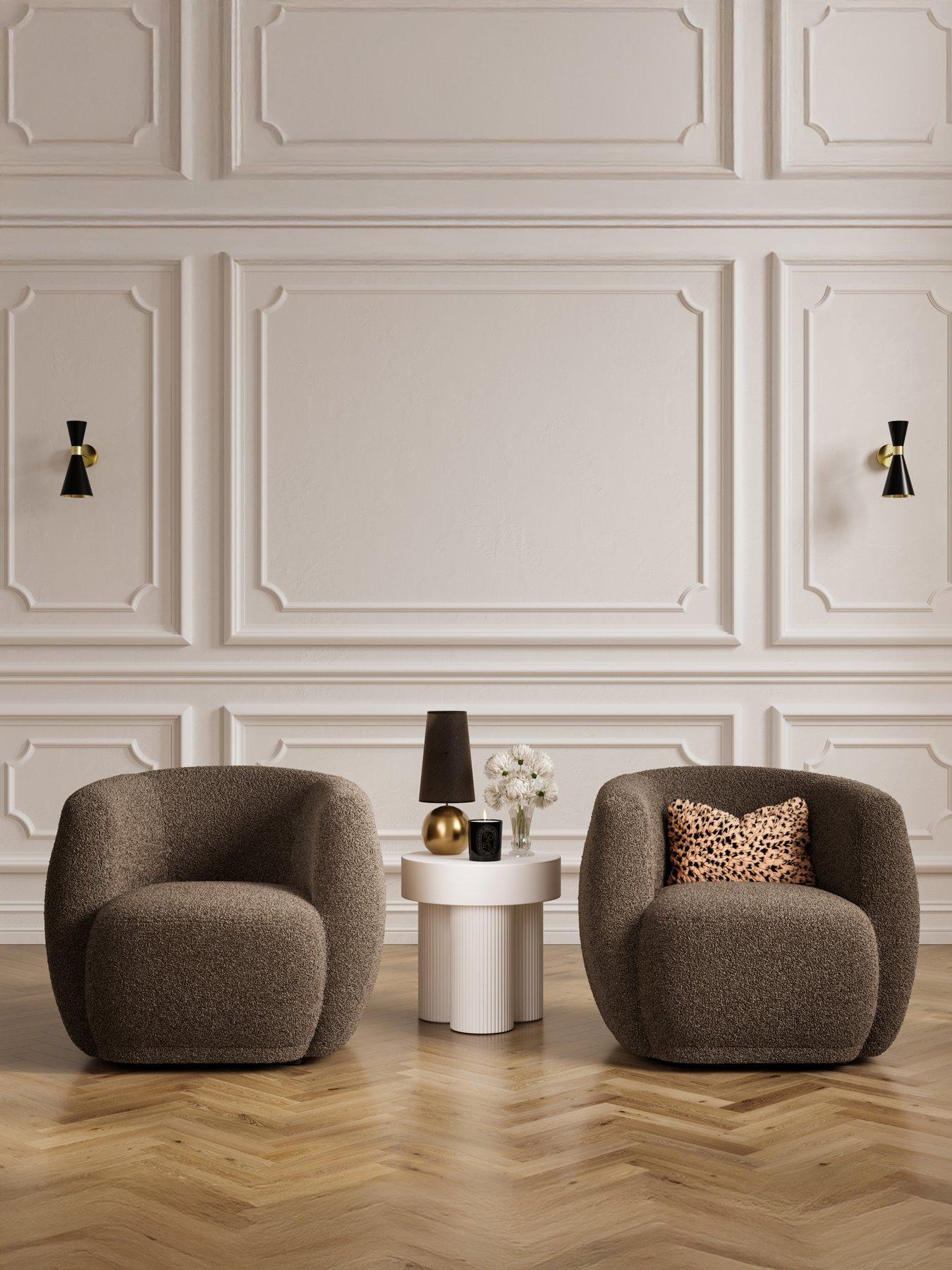 front image of lpd-home-clay-syrup-armchair