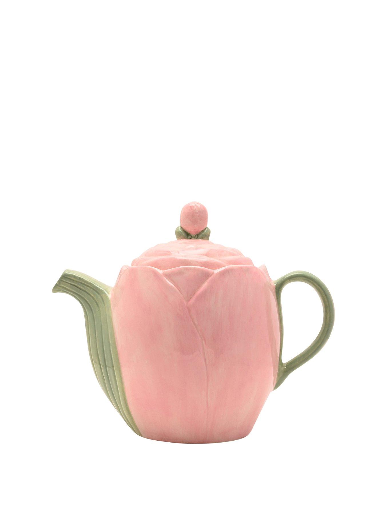 Hestia Blush Tulip Teapot
