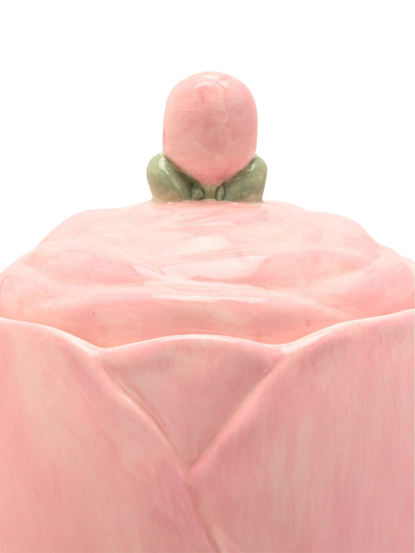 Image 4 of 4 of Hestia Blush Tulip Teapot