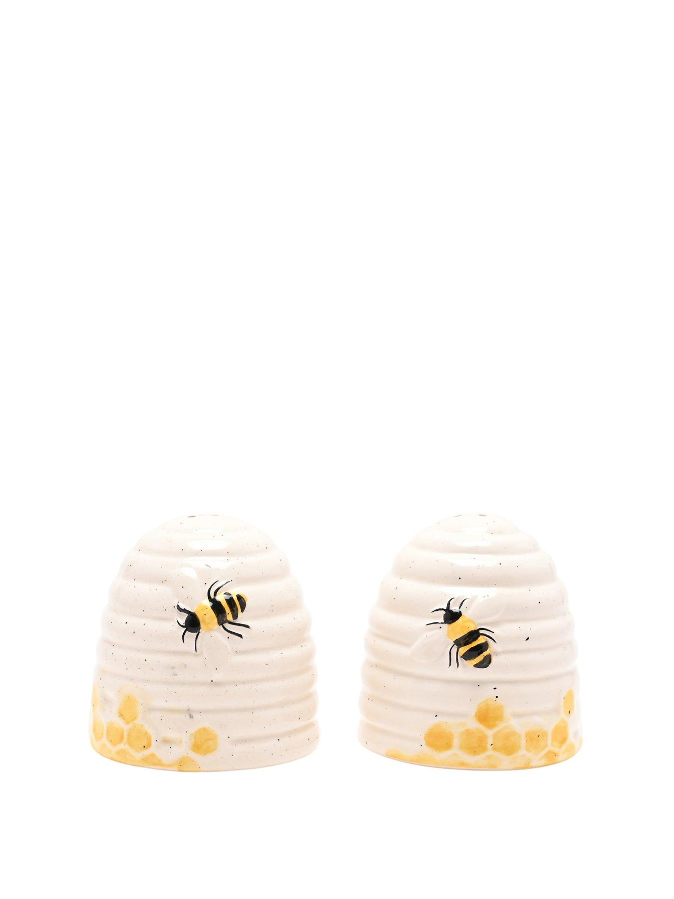 Hestia Bee Hive Salt  &  Pepper Pot Set