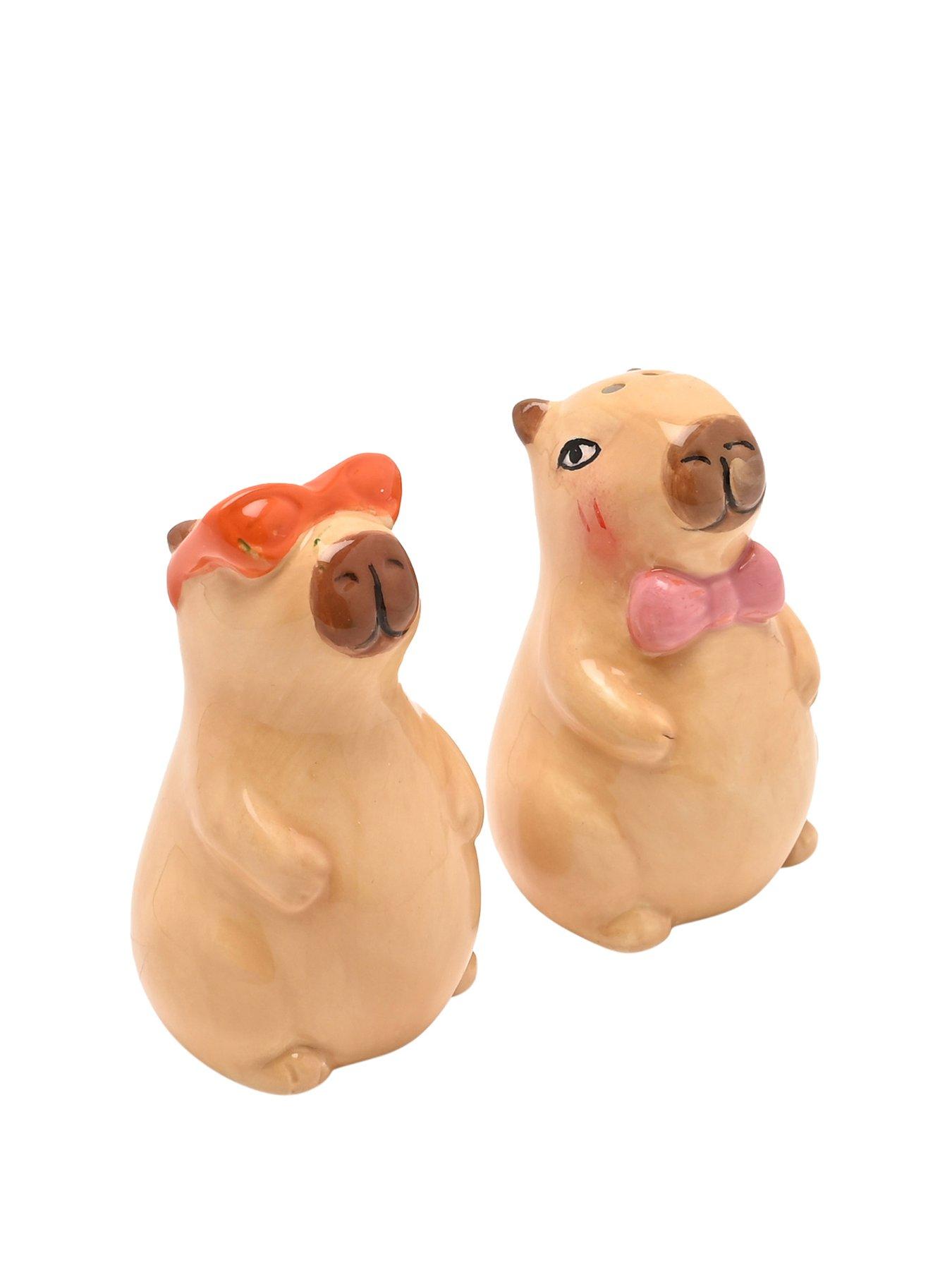Image 2 of 6 of Hestia The Feel Good Club Capybara Salt &amp; Pepper Pots