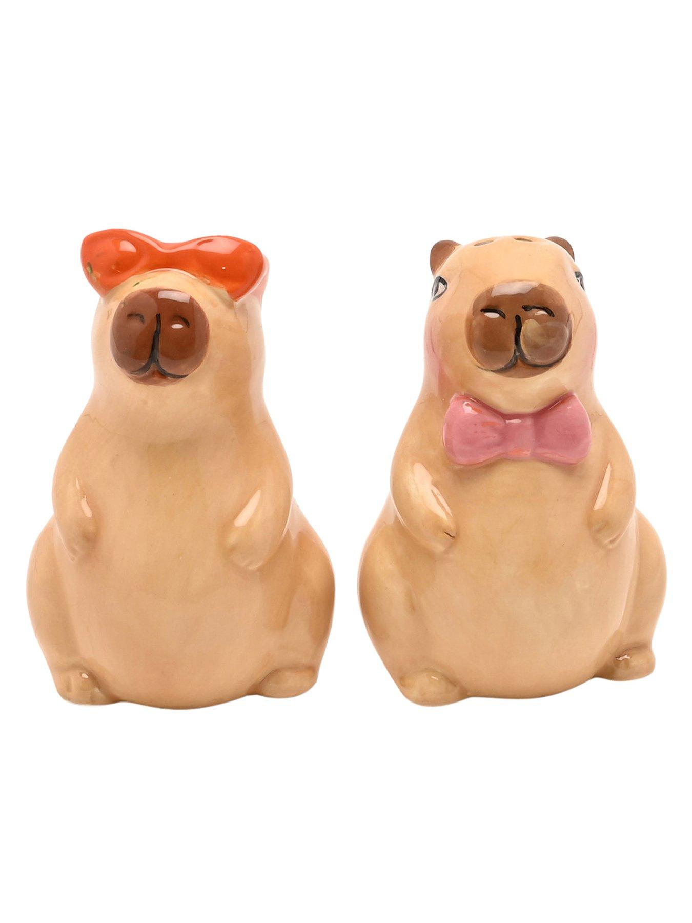 Image 3 of 6 of Hestia The Feel Good Club Capybara Salt &amp; Pepper Pots