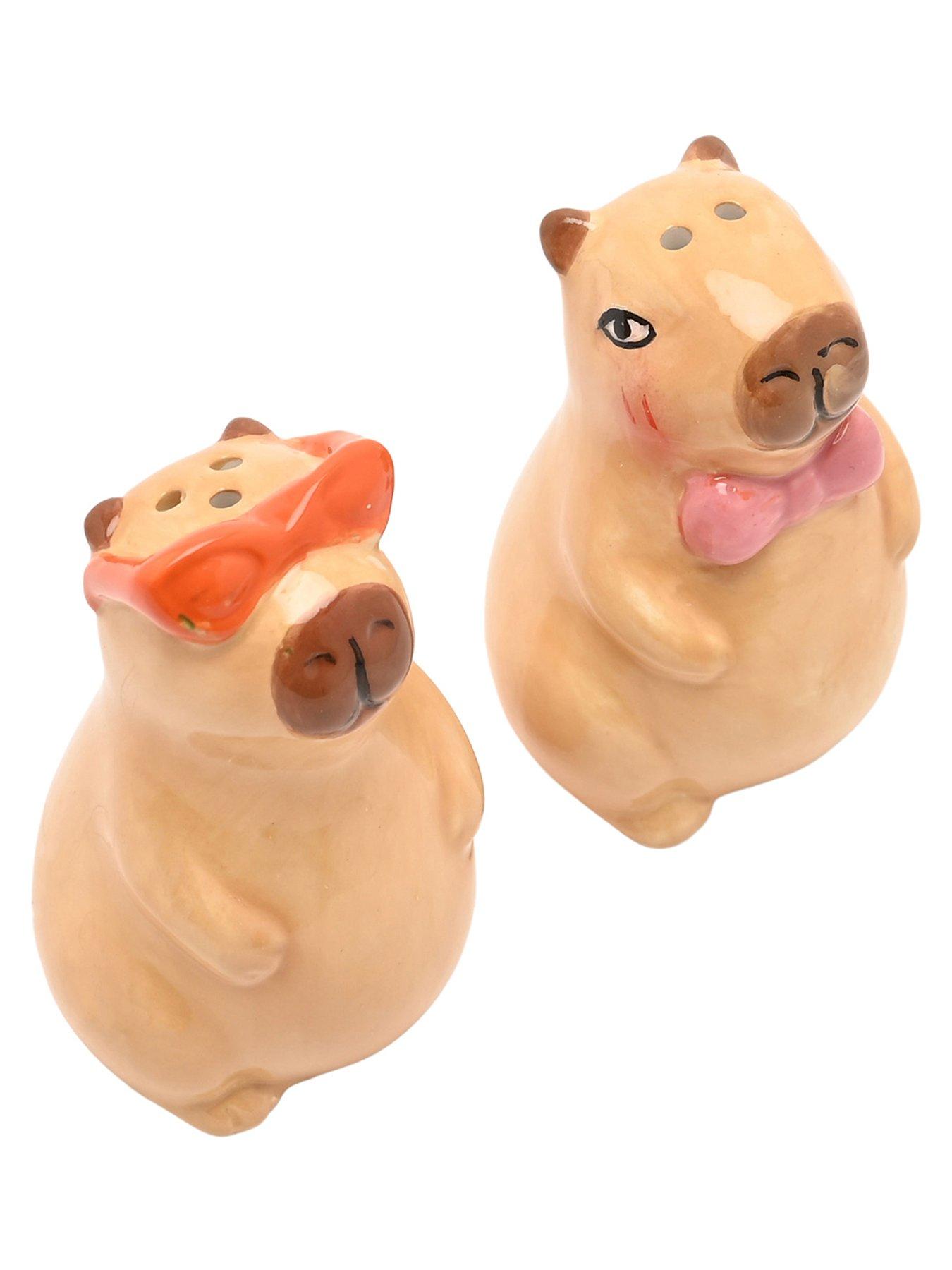 Image 4 of 6 of Hestia The Feel Good Club Capybara Salt &amp; Pepper Pots
