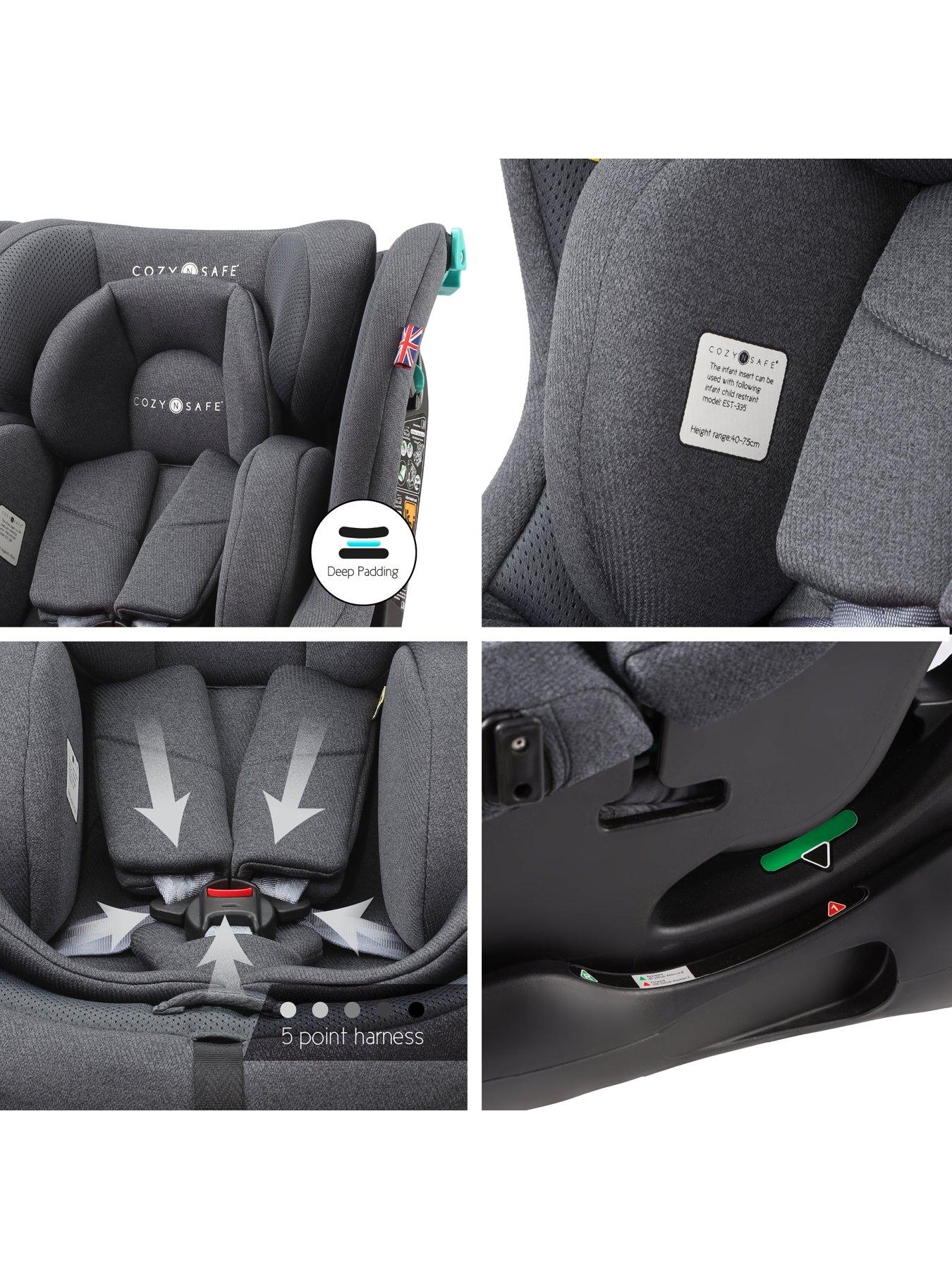Image 5 of 6 of Cozy N Safe Fitzroy+ 40-150cm i-Size Car Seat- Slate
