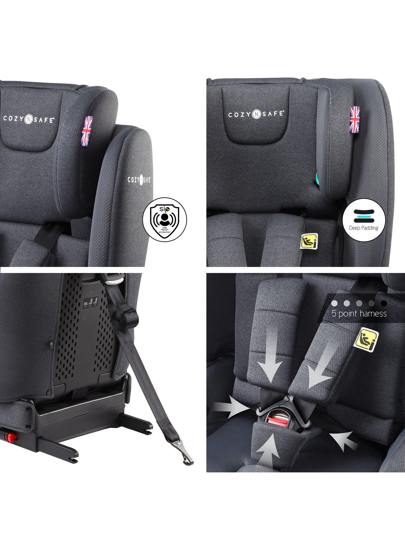 Image 6 of 8 of Cozy N Safe Cygnus 76-150cm i-Size Car Seat- Graphite