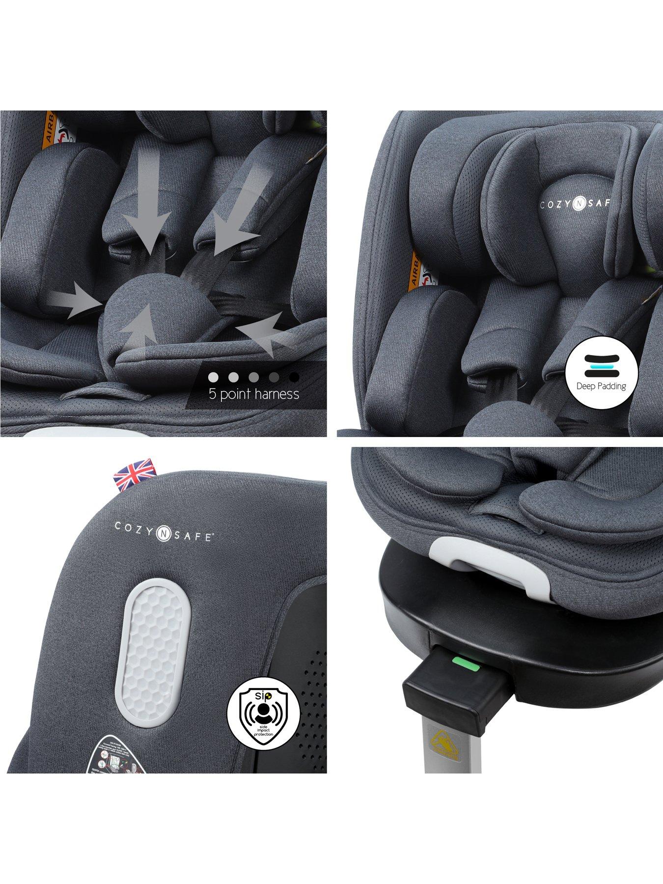 Image 5 of 8 of Cozy N Safe Polaris 360&deg; 40-150cm Car Seat - Slate