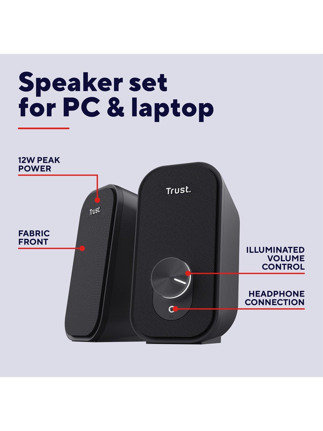 Image 2 of 8 of Trust Trust Ador 2.0 PC Speaker Set - Stereo Computer Speakers