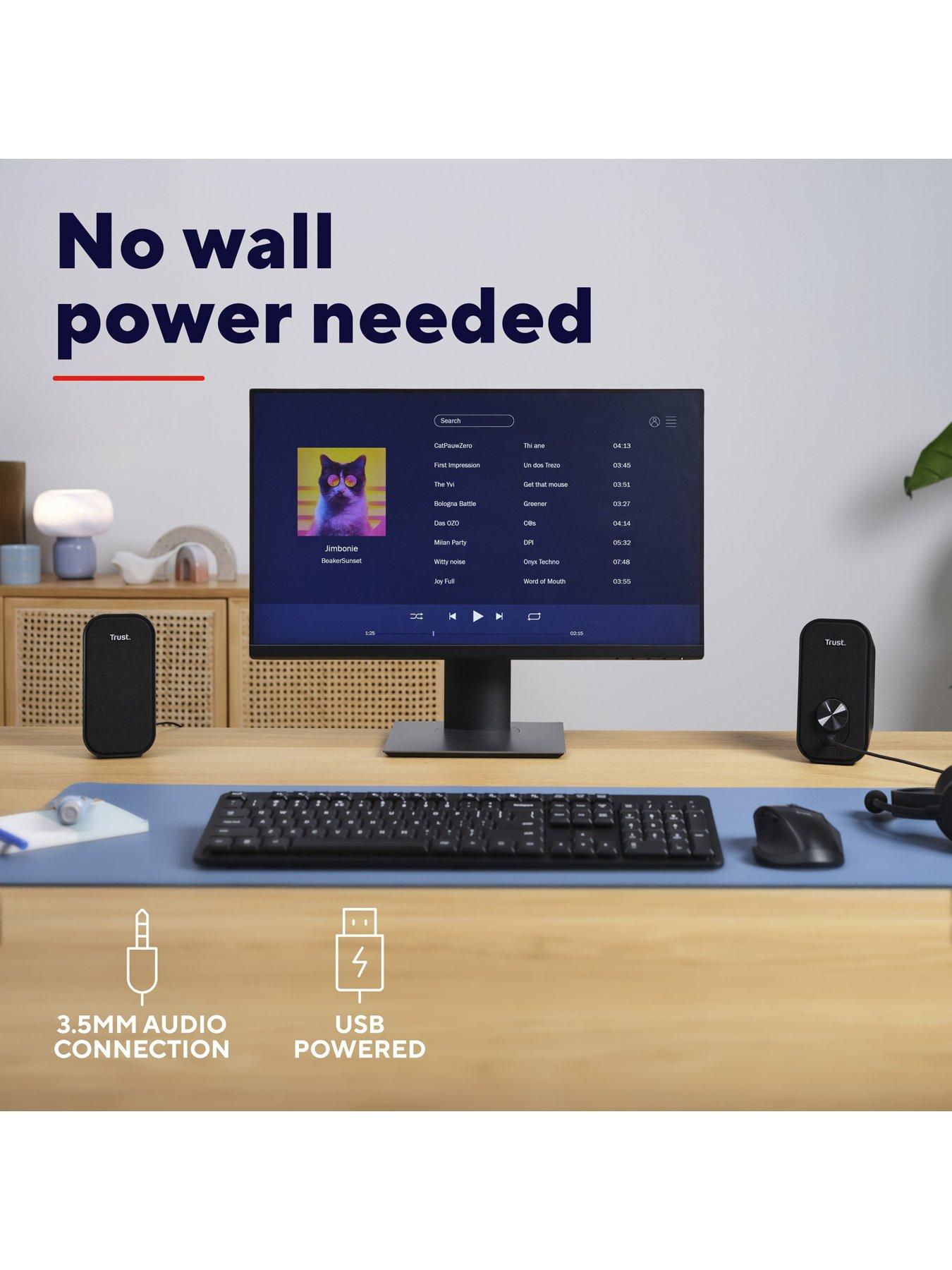  image of trust-ador-20-pc-speaker-set-stereo-computer-speakers