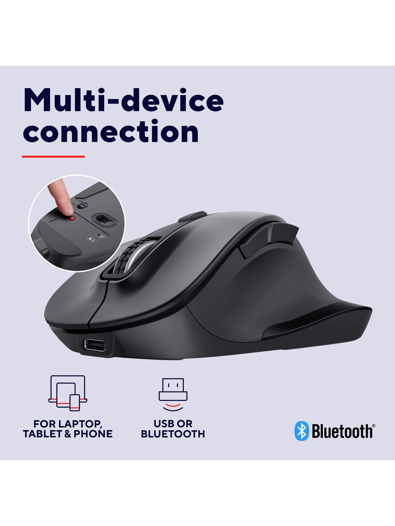  image of trust-fyda-multi-device-wireless-mouse-black