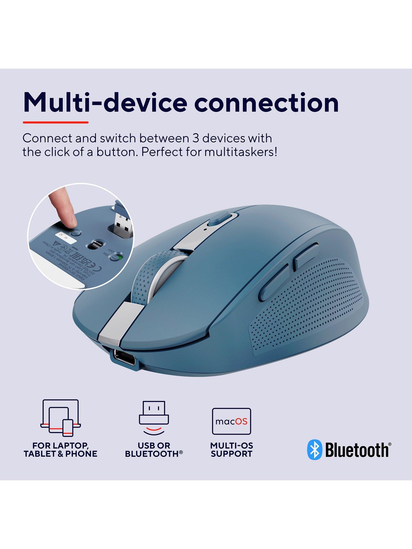  image of trust-ozaa-compact-multi-device-wireless-mouse-with-silent-click