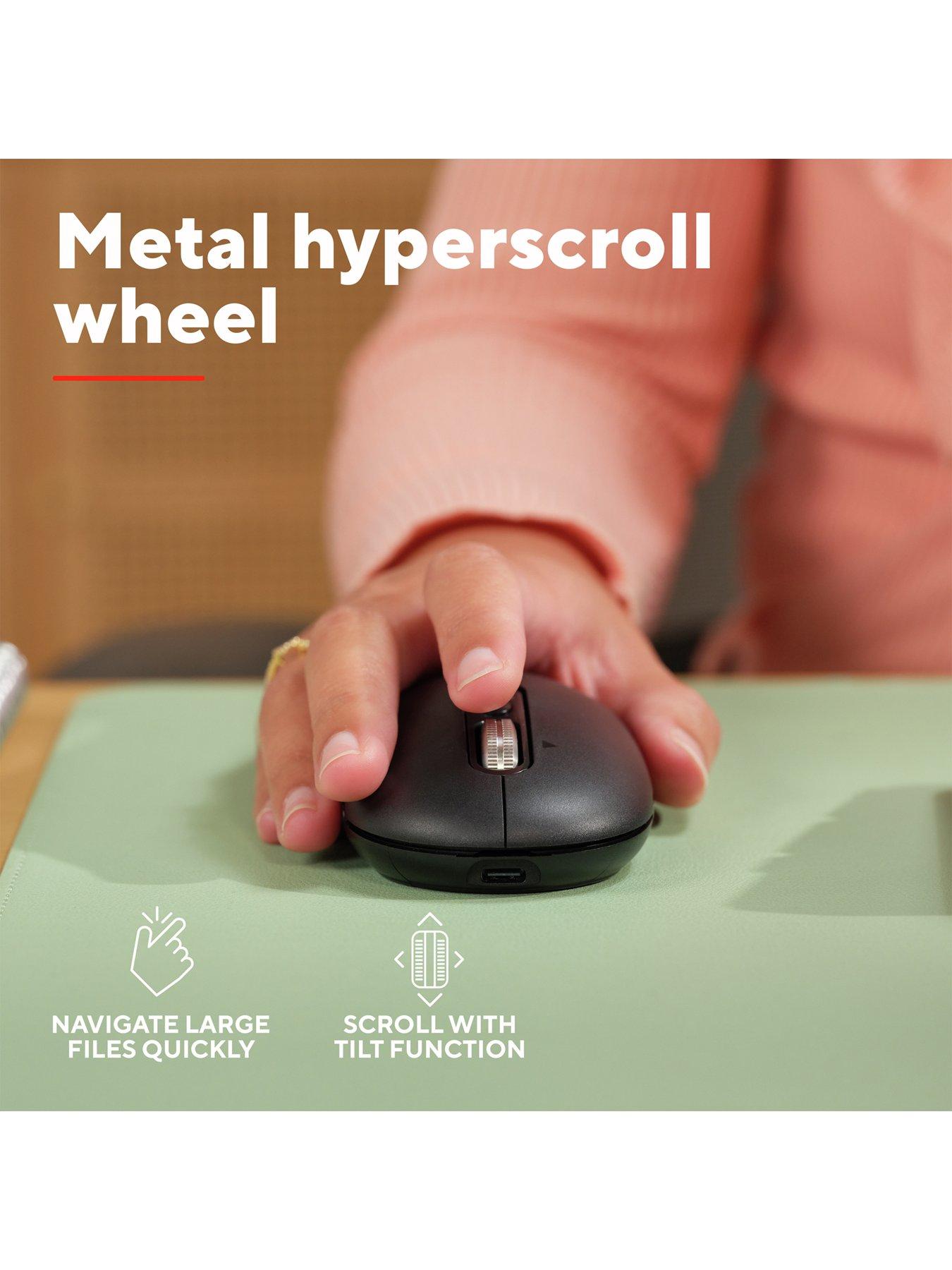 Image 4 of 8 of Trust Trust Seron Slim Multi-Wireless Hyperscroll Mouse - Black