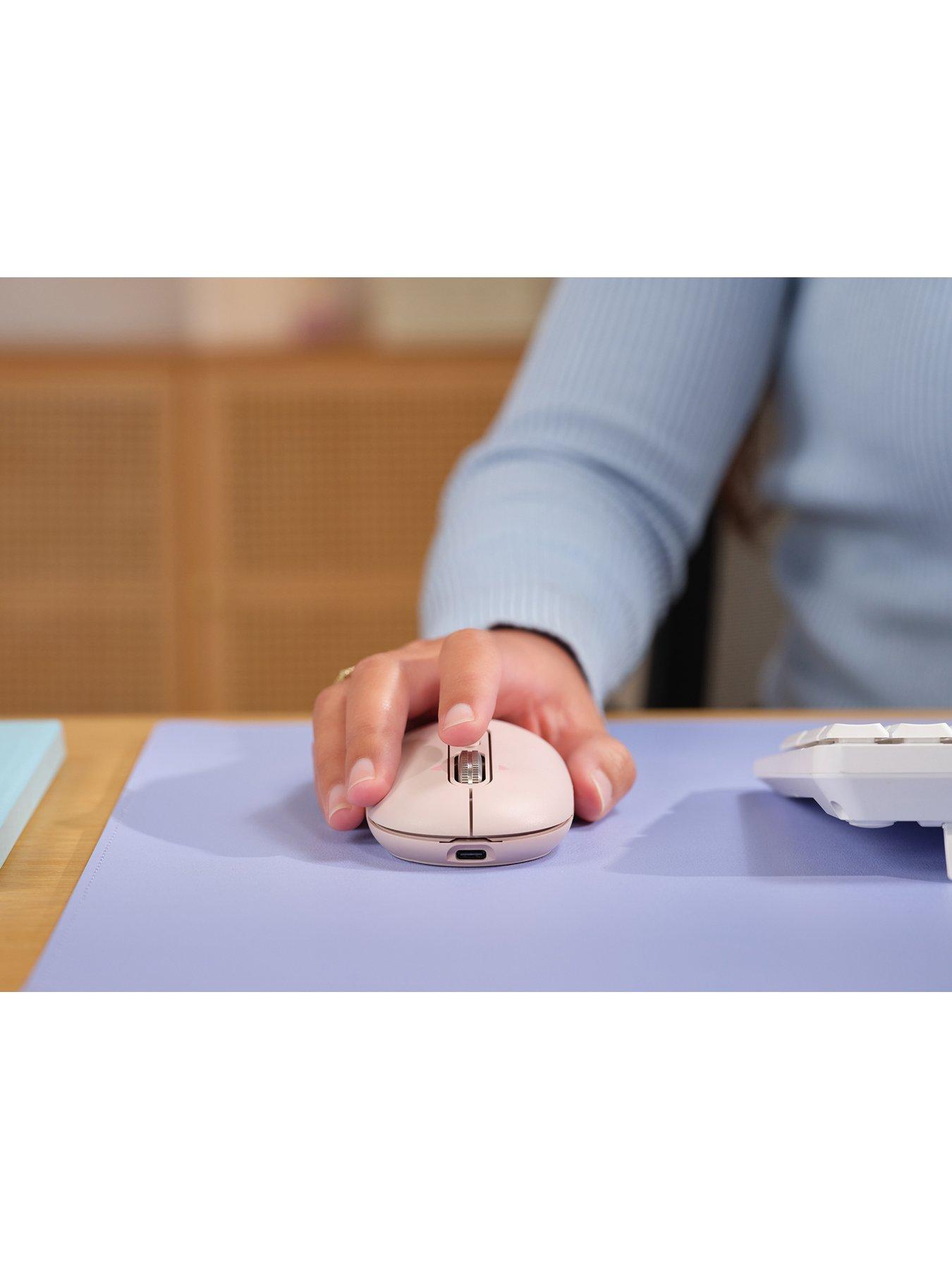 Image 7 of 8 of Trust Trust Seron Slim Multi-Wireless Hyperscroll Mouse - Pink