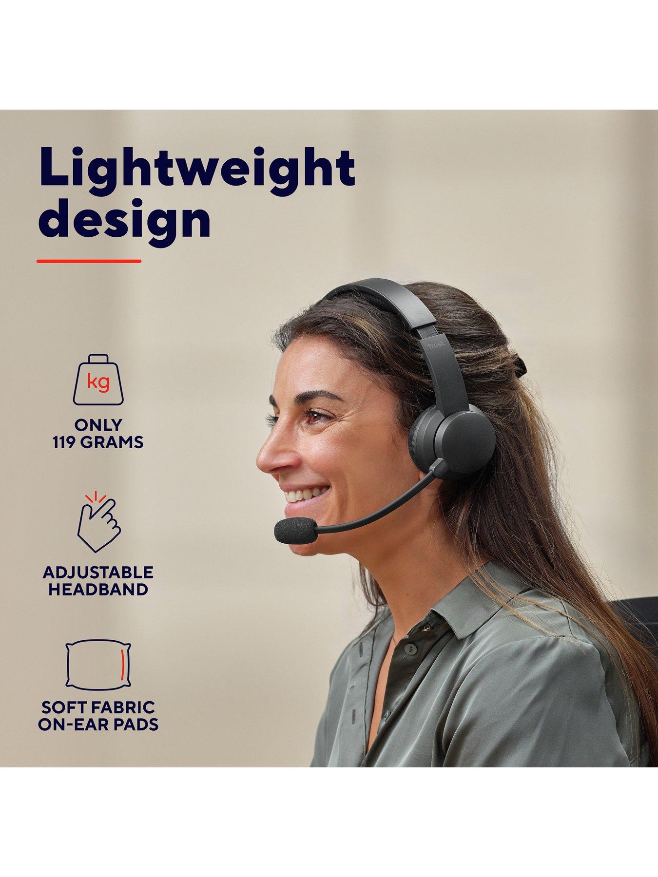  image of trust-ayda-wireless-headset-with-enc-noise-cancelling-microphone-black