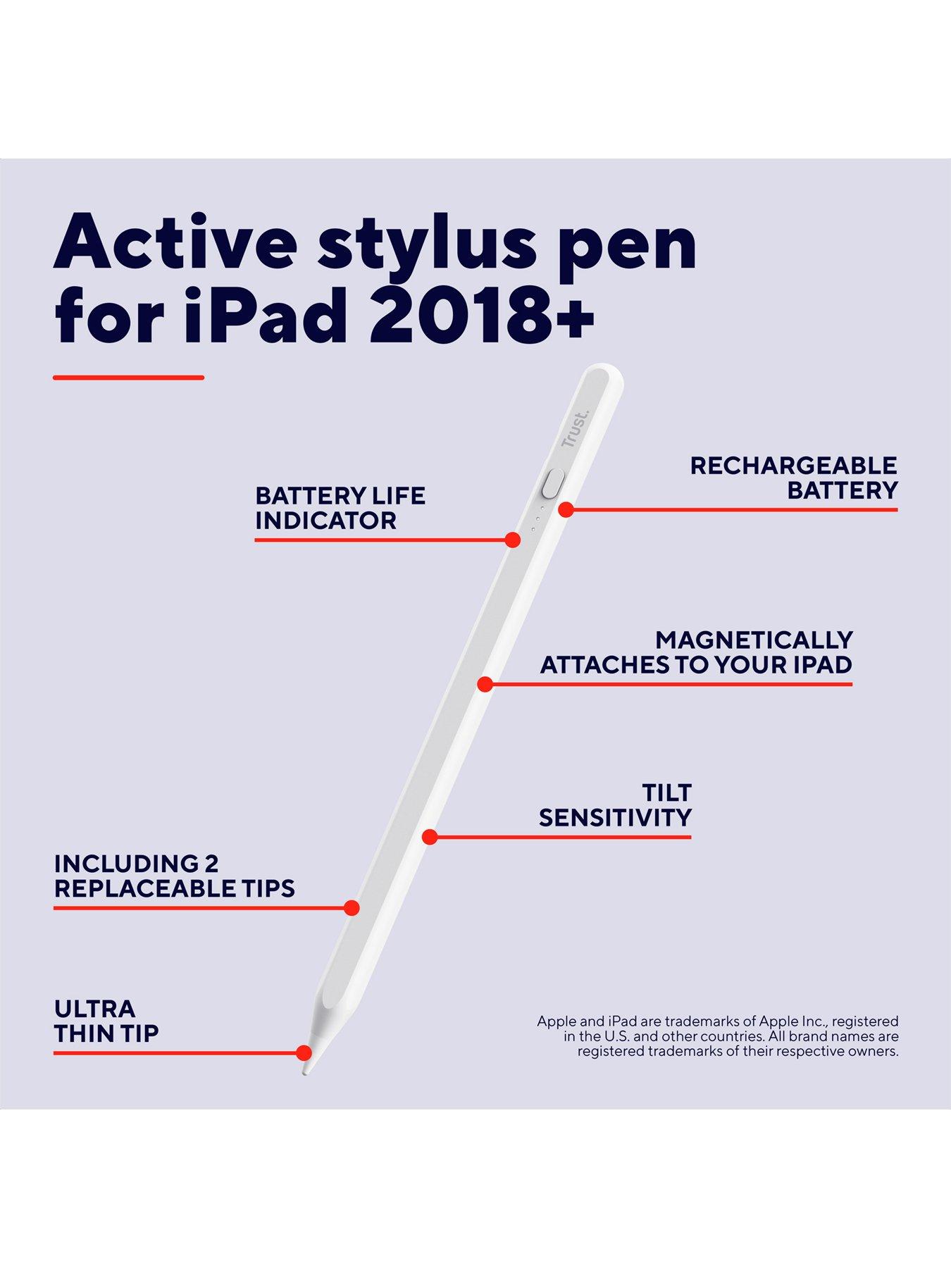 stillFront image of trust-trust-kyna-active-stylus-pen-for-apple-ipad--white