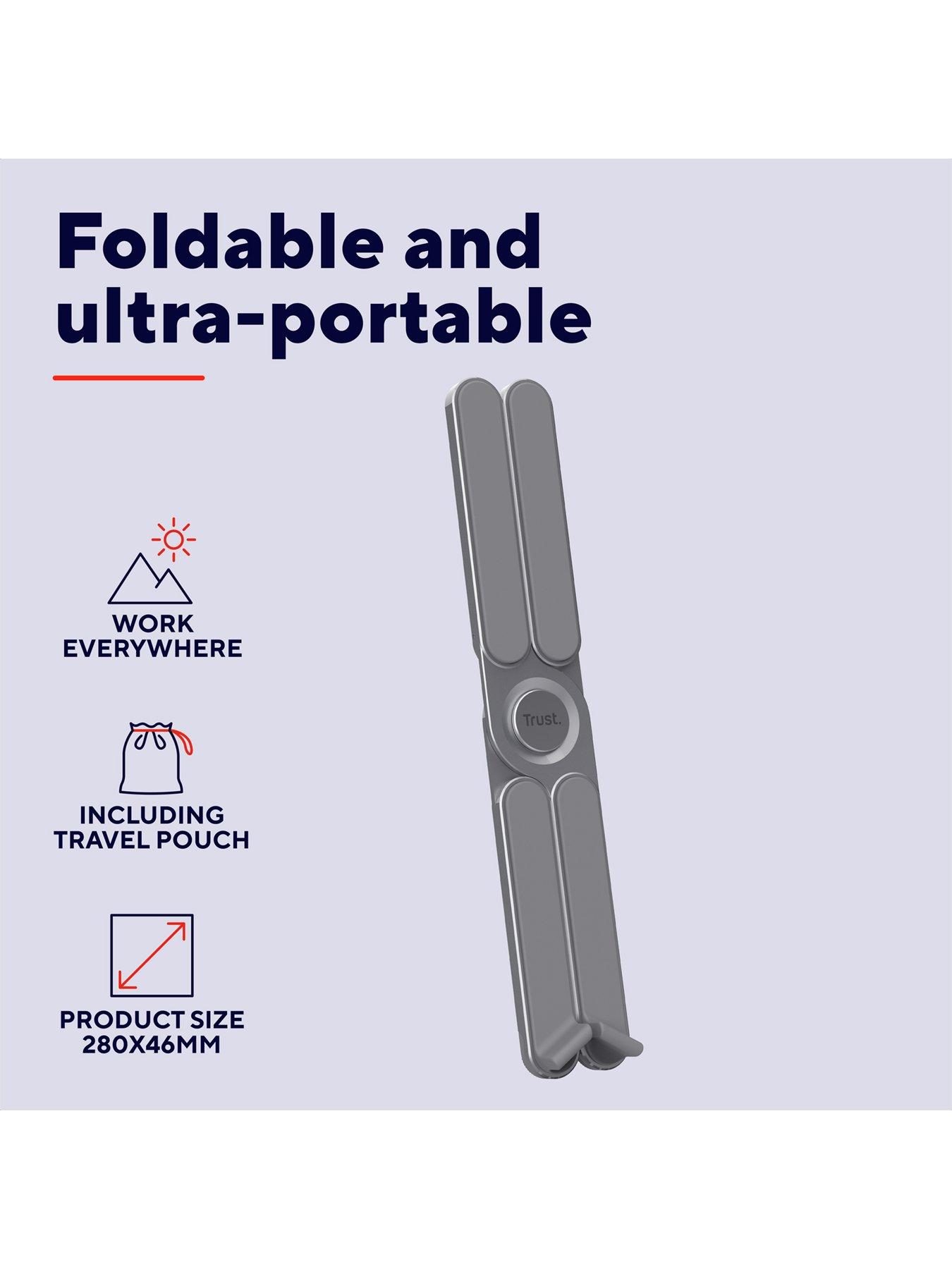Image 3 of 7 of Trust Trust Macy Foldable Laptop Stand - Portable Adjustable Stand