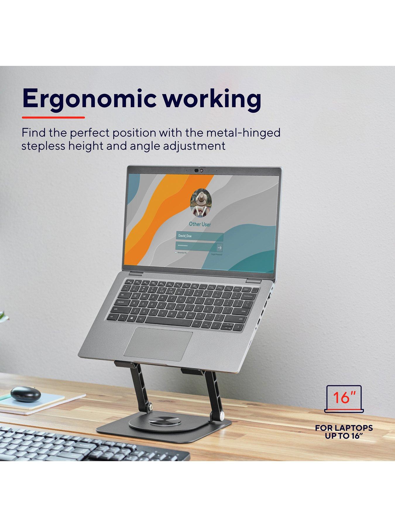 stillFront image of trust-zeff-metal-laptop-riser-ergonomic-desktop-stand