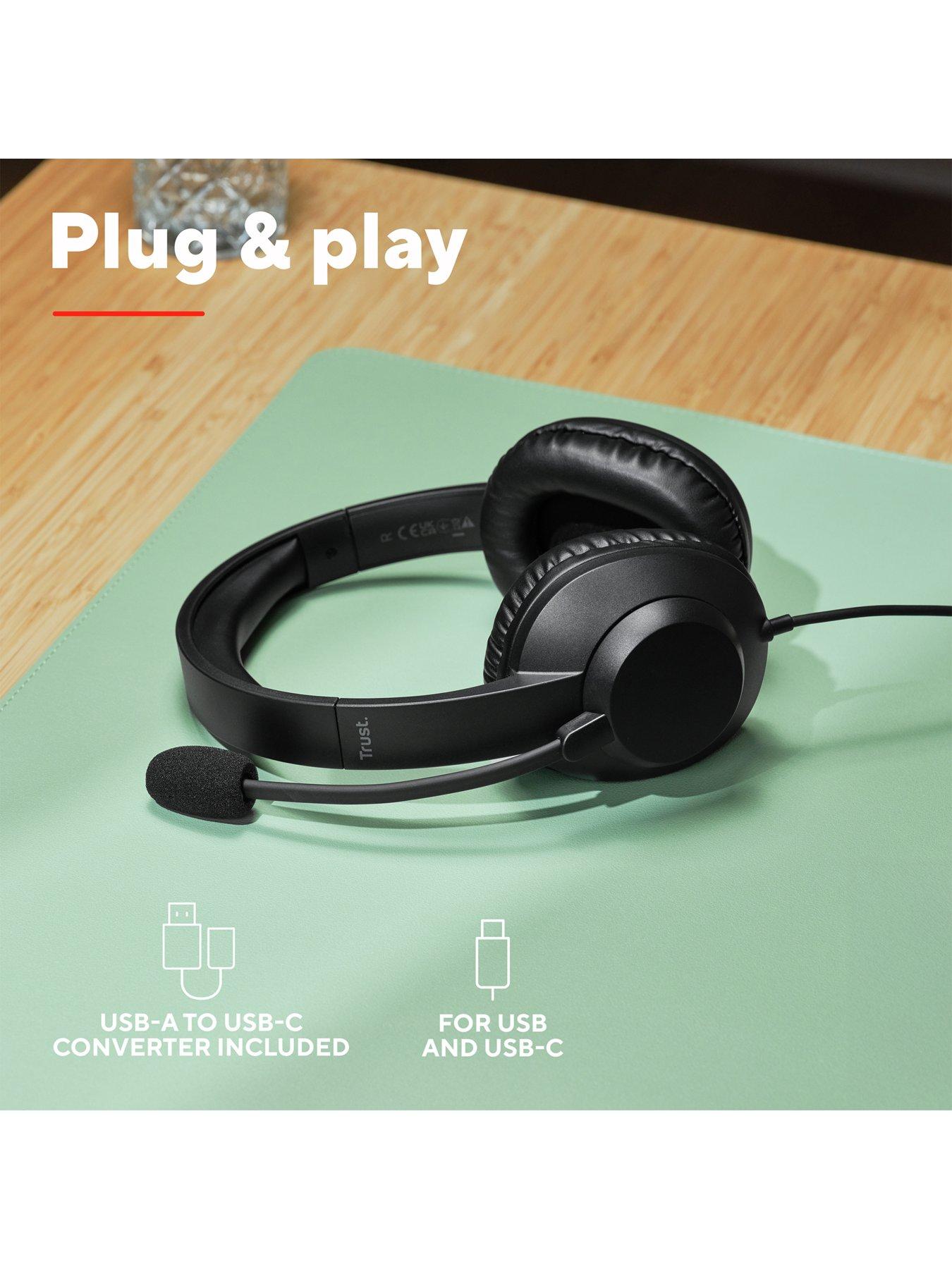  image of trust-ayda-max-usb-headset-wired-office-headset-with-microphone-black
