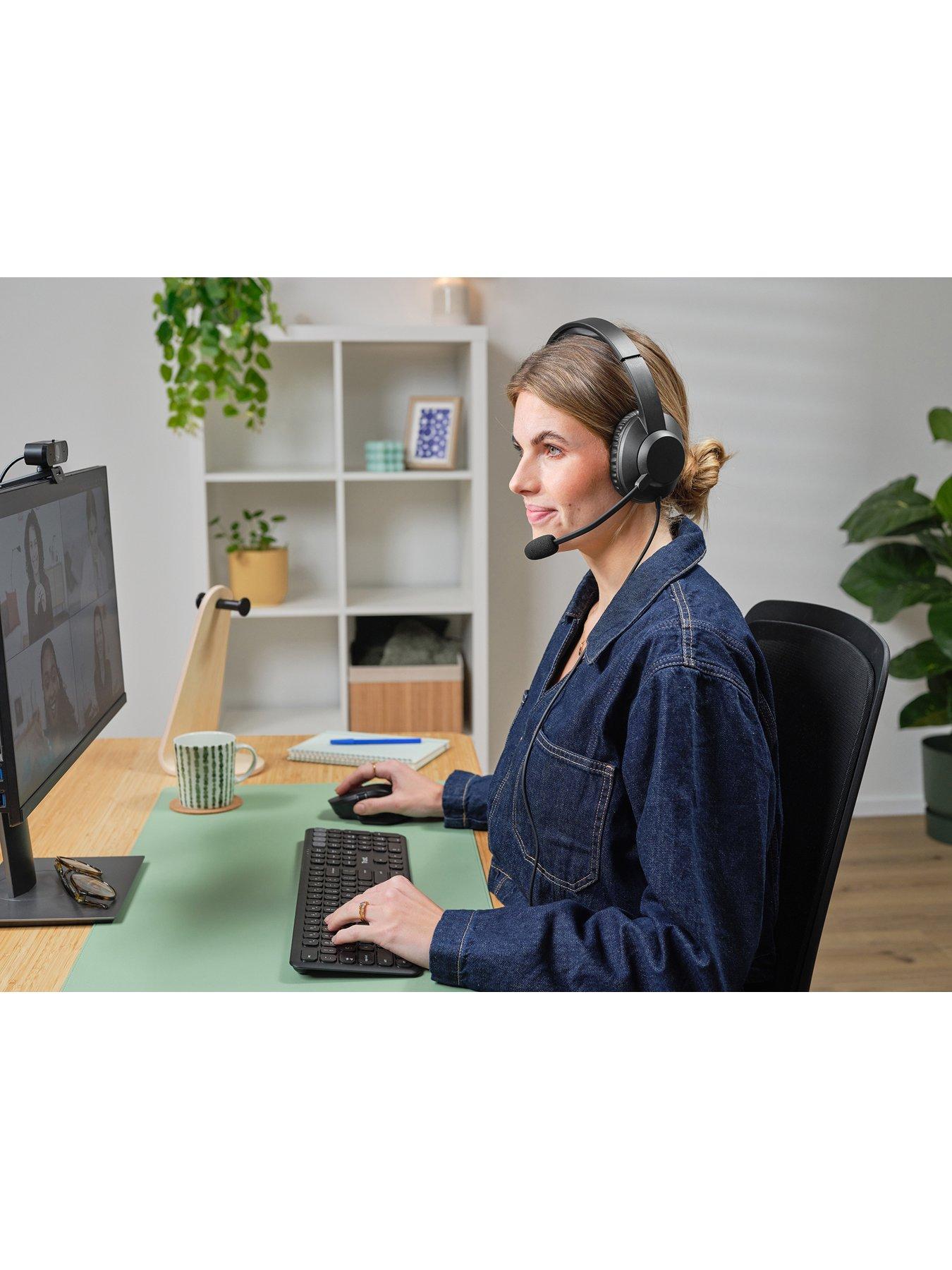 Image 7 of 8 of Trust Trust Ayda Max USB Headset - Wired Office Headset with Microphone, Black