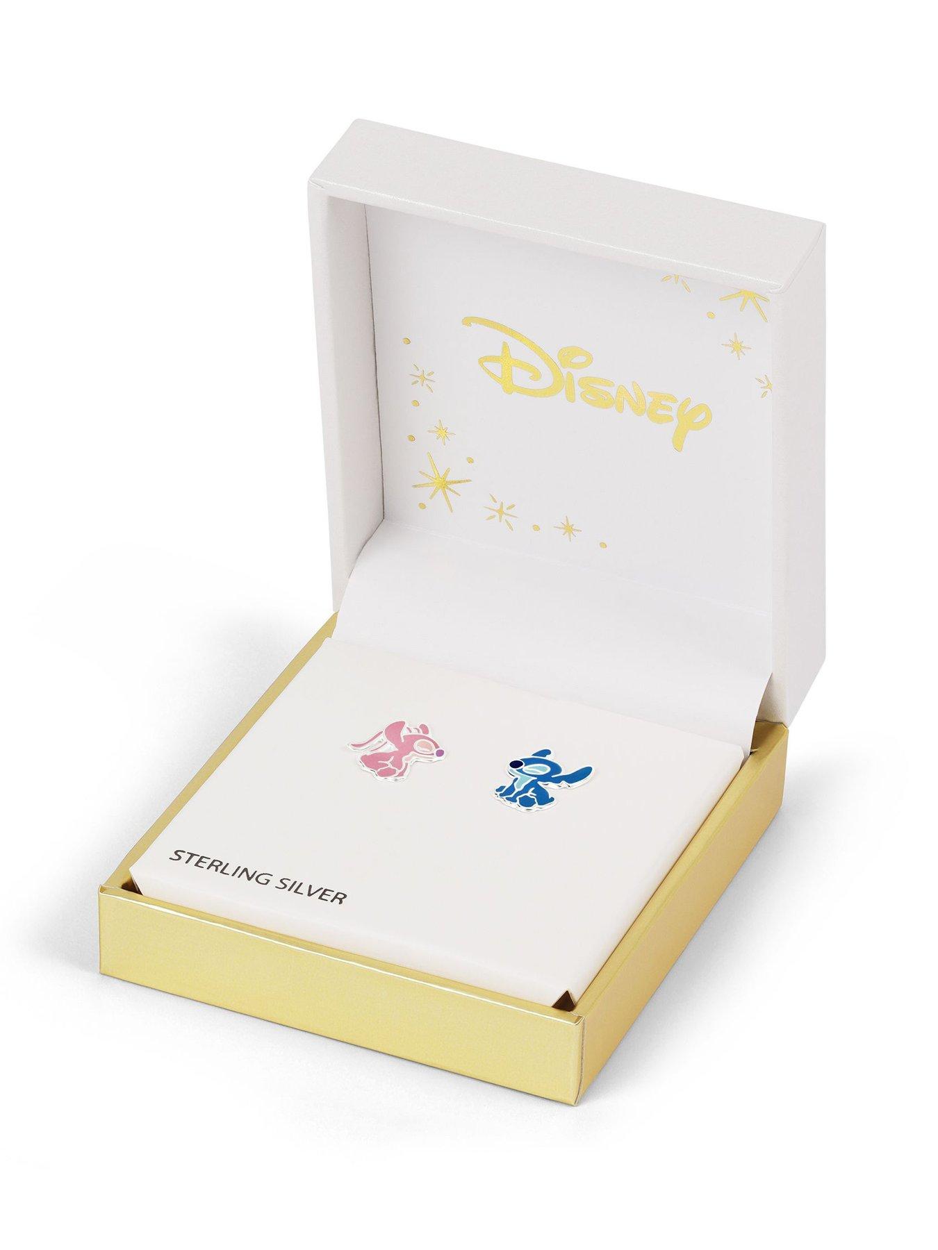 Image 5 of 5 of Disney Stitch Sterling Silver 925 &amp; Angel Studs - Multi