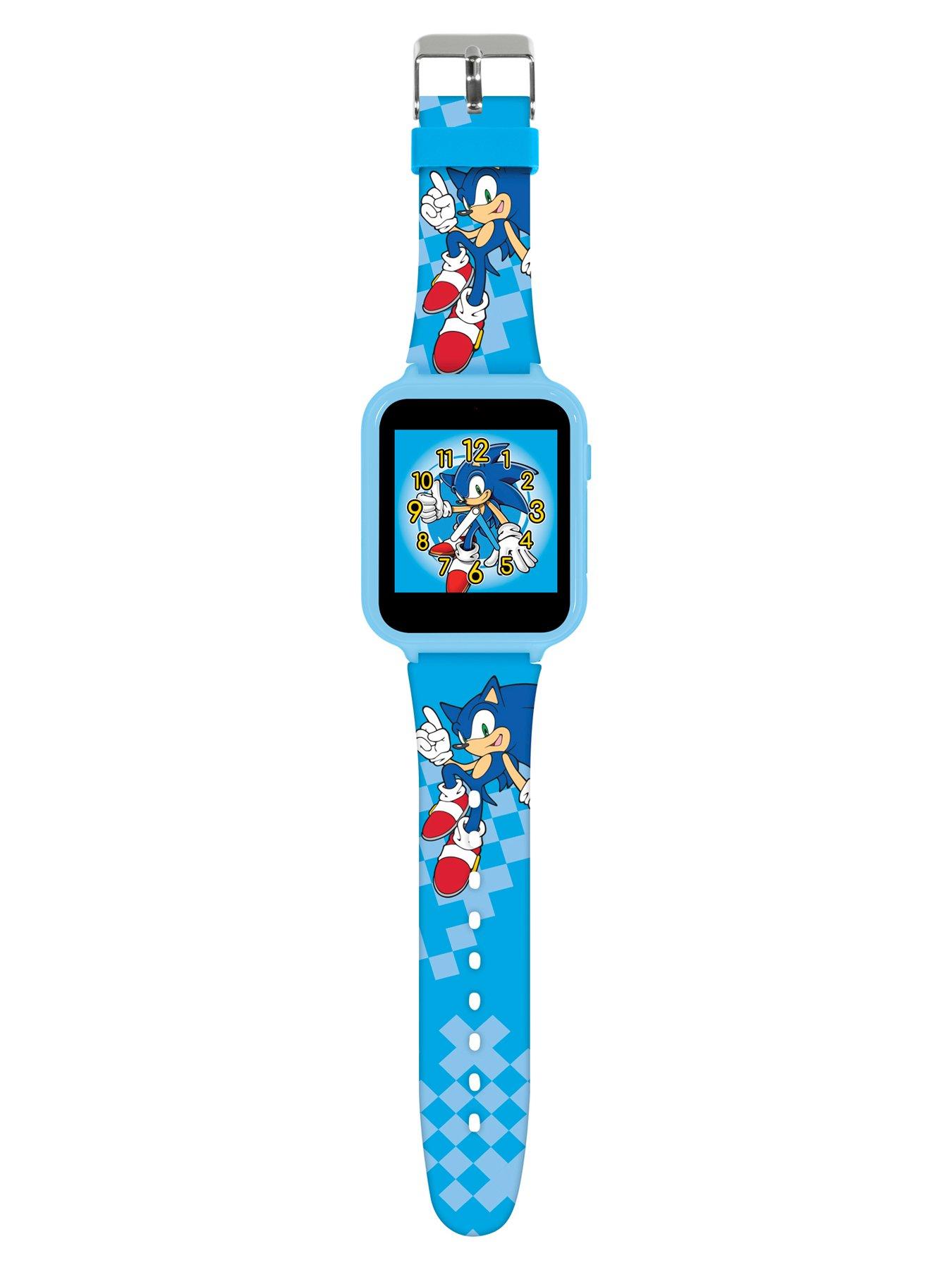  image of sonic-the-hedgehog-printed-strap-interactive-watch-multi