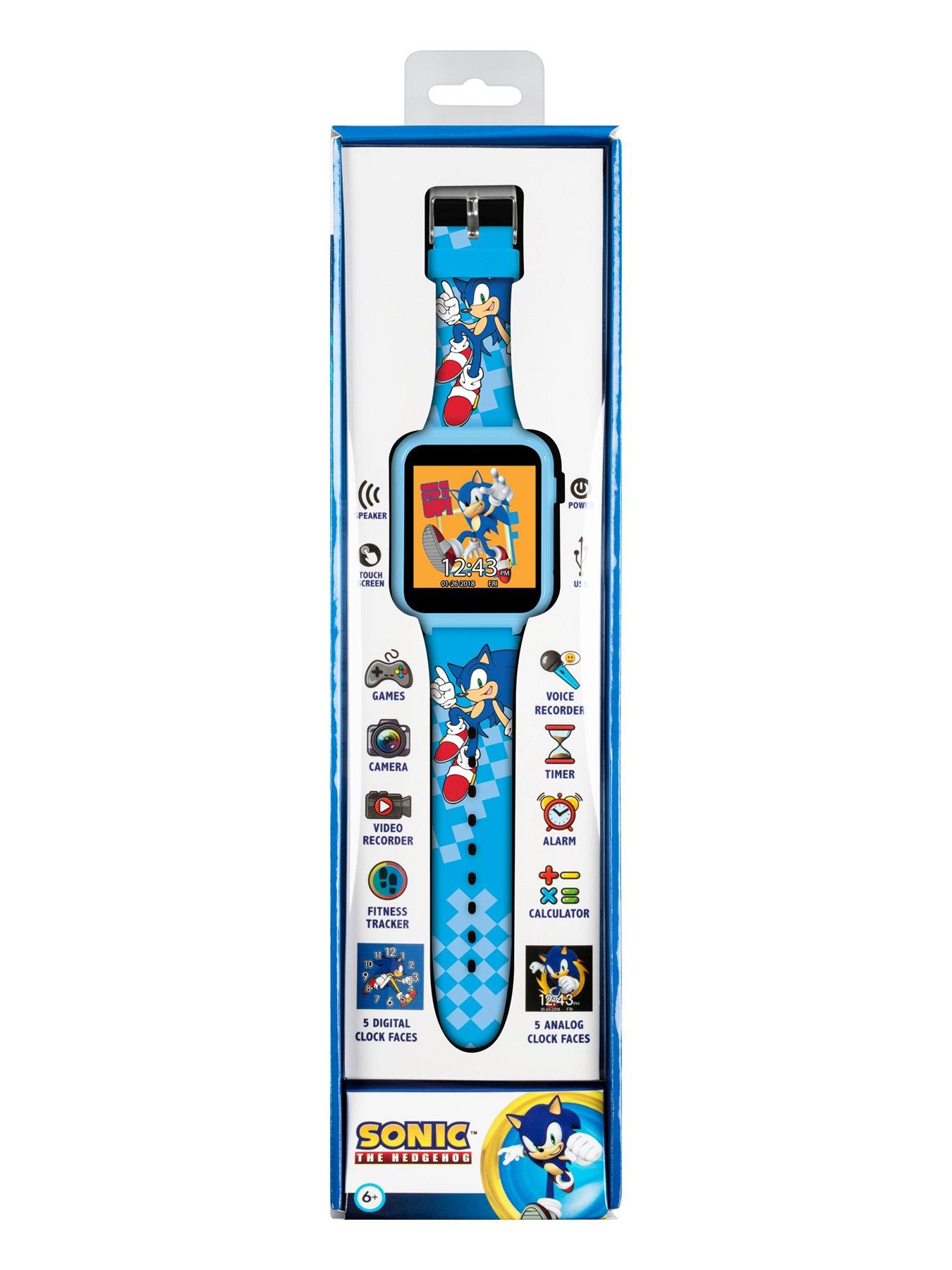  image of sonic-the-hedgehog-printed-strap-interactive-watch-multi