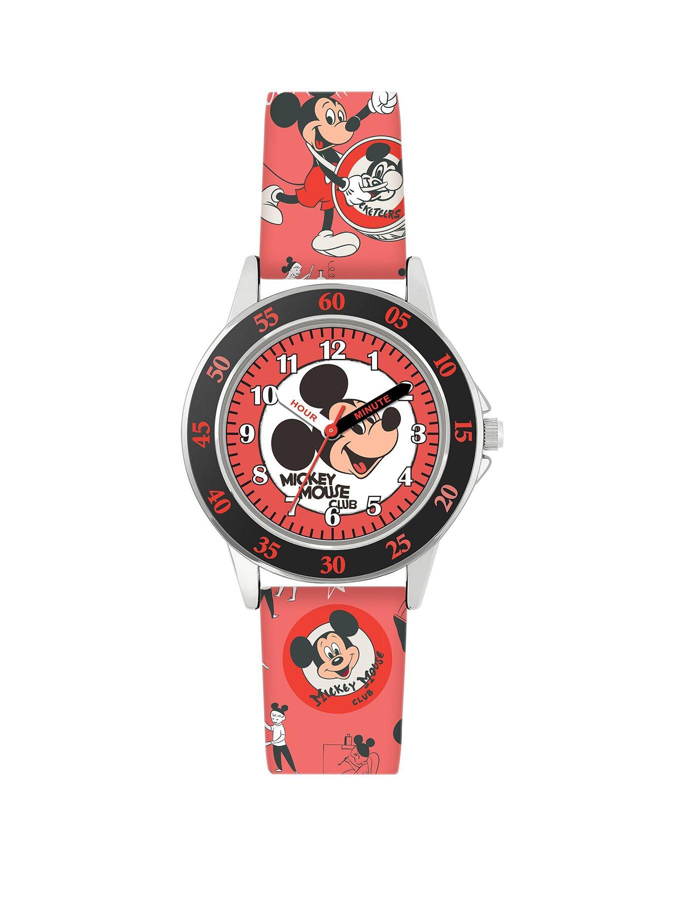 front image of mickey-mouse-mikey-printed-time-teacher-watch-multi