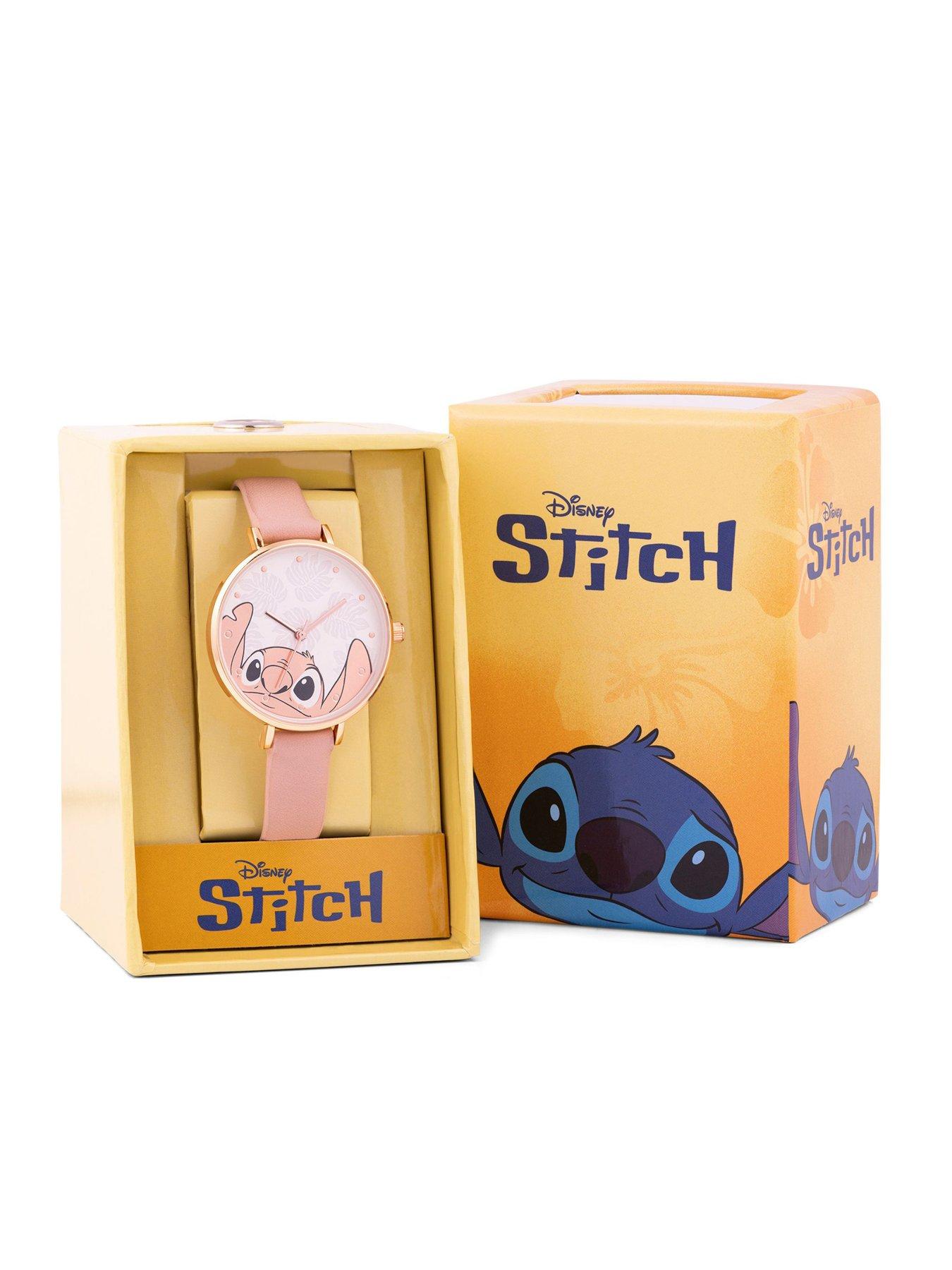  image of disney-stitch-pink-analogue-watch-multi