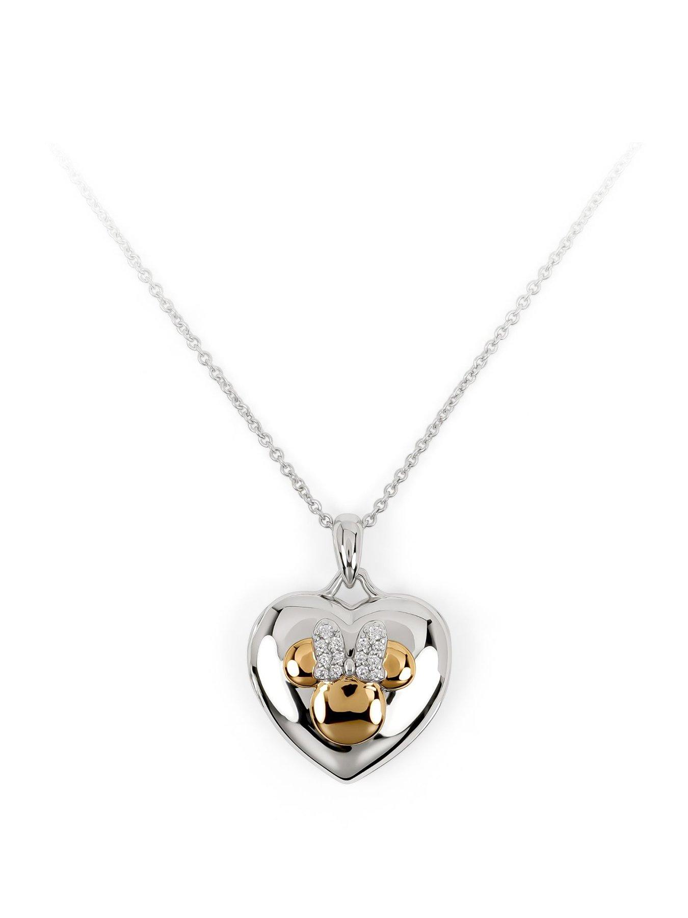 front image of winnie-the-pooh-minnie-mouse-locket-silver