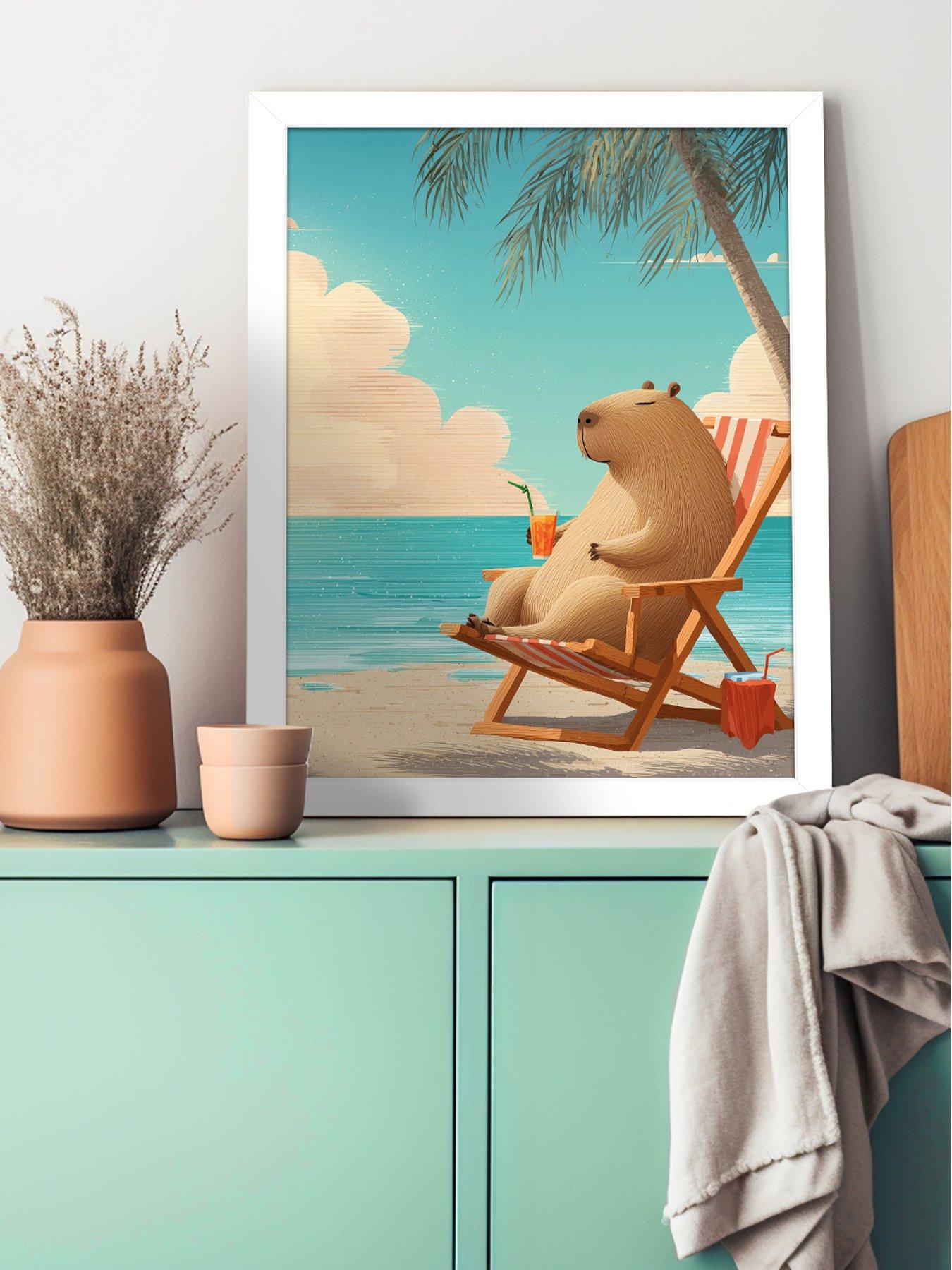 The Art Group CAPYBARA TROPICAL 30X40CM SINGLE PRINT