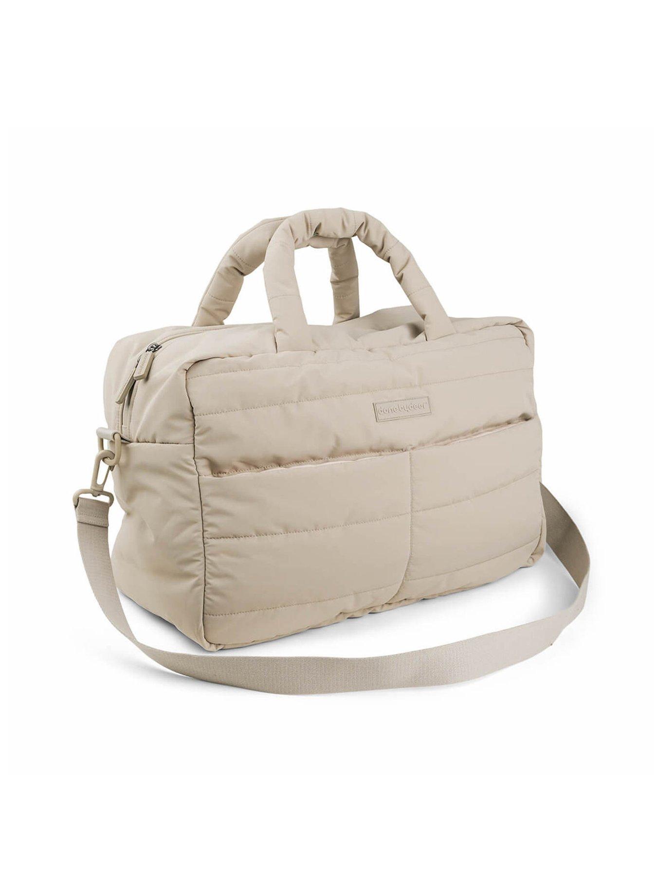  image of done-by-deer-quilted-changing-bag-sand