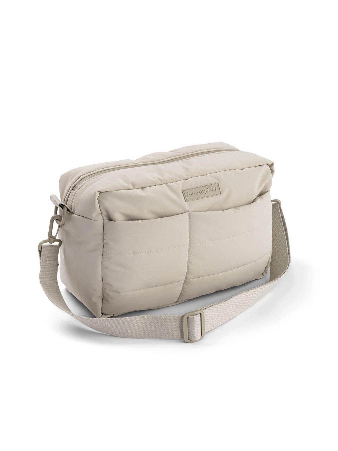 Done by Deer Quilted Stroller Bag - Sand