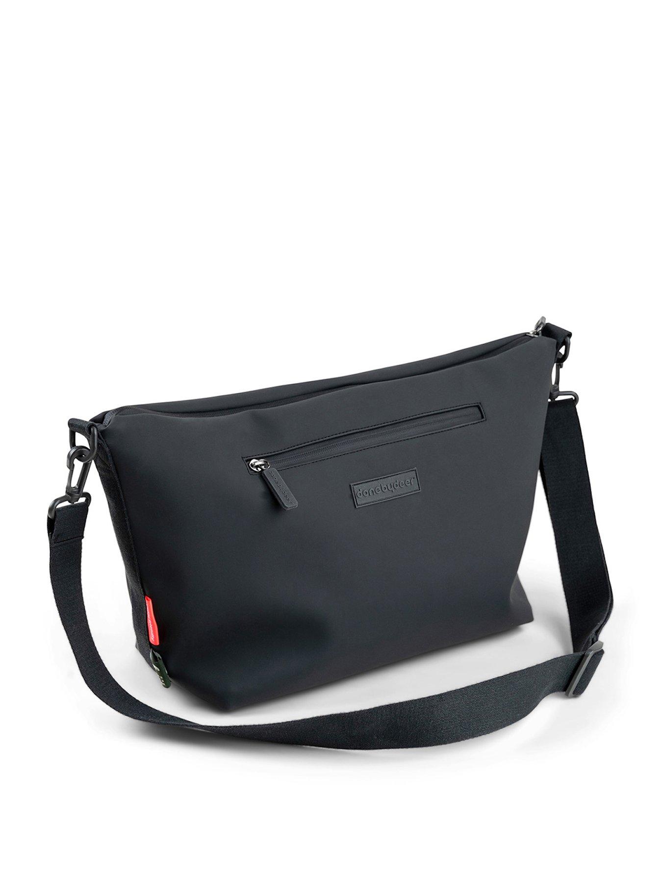 stillFront image of done-by-deer-stroller-bag-black