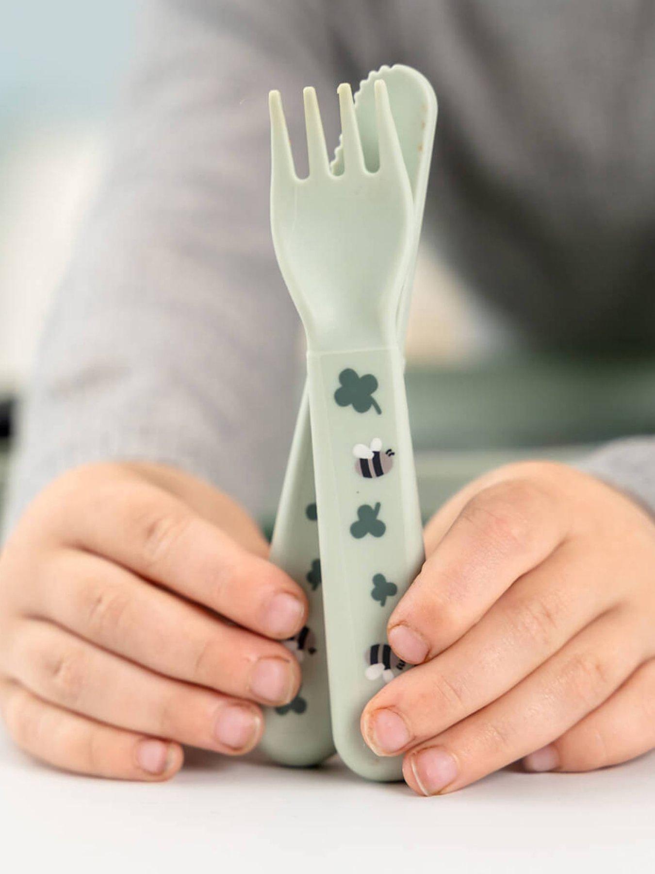 Image 5 of 7 of Done by Deer Foodie dinner set Tiny farm Green