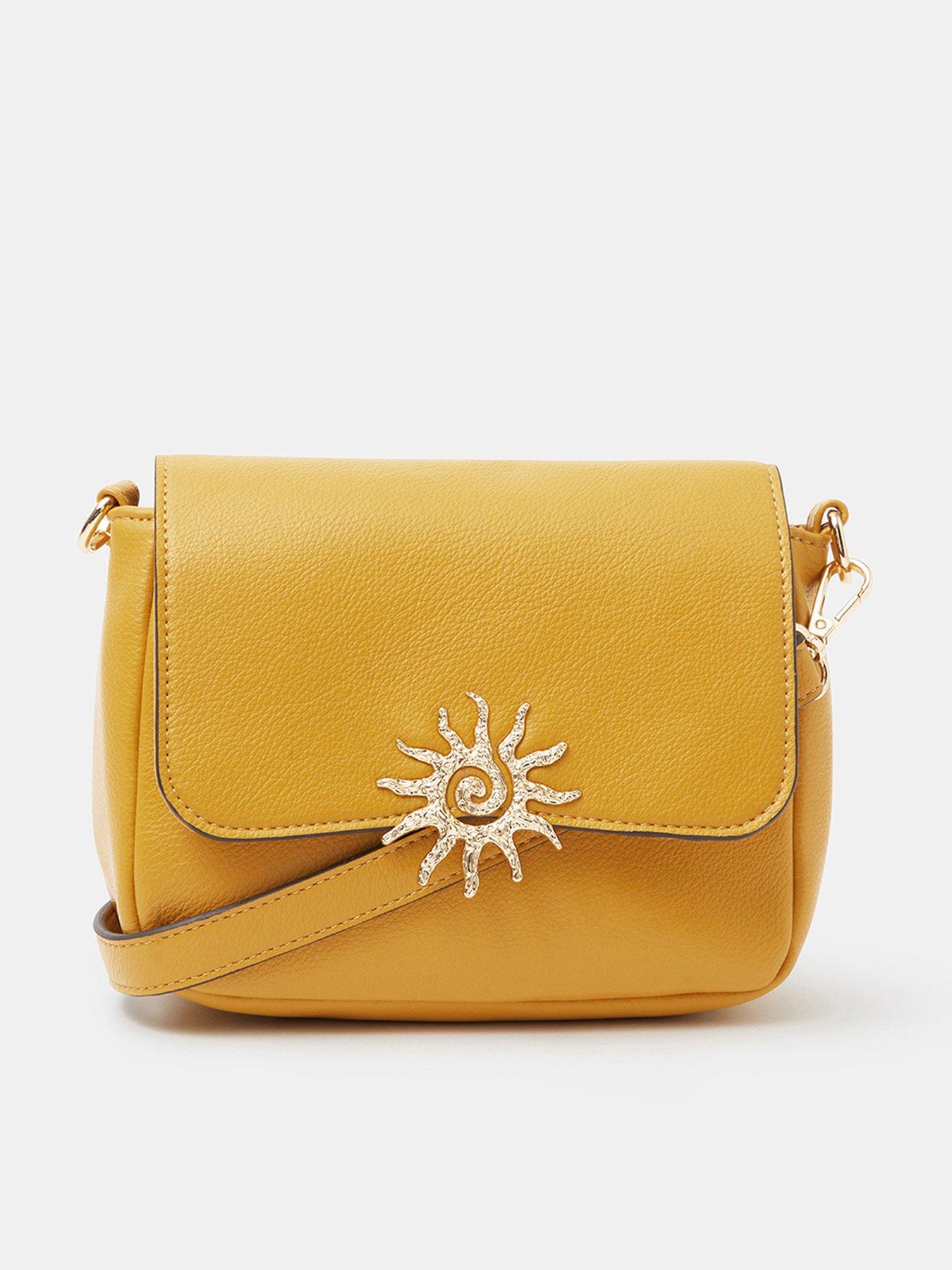 Accessorize Sun Faux Leather Crossbody Bag