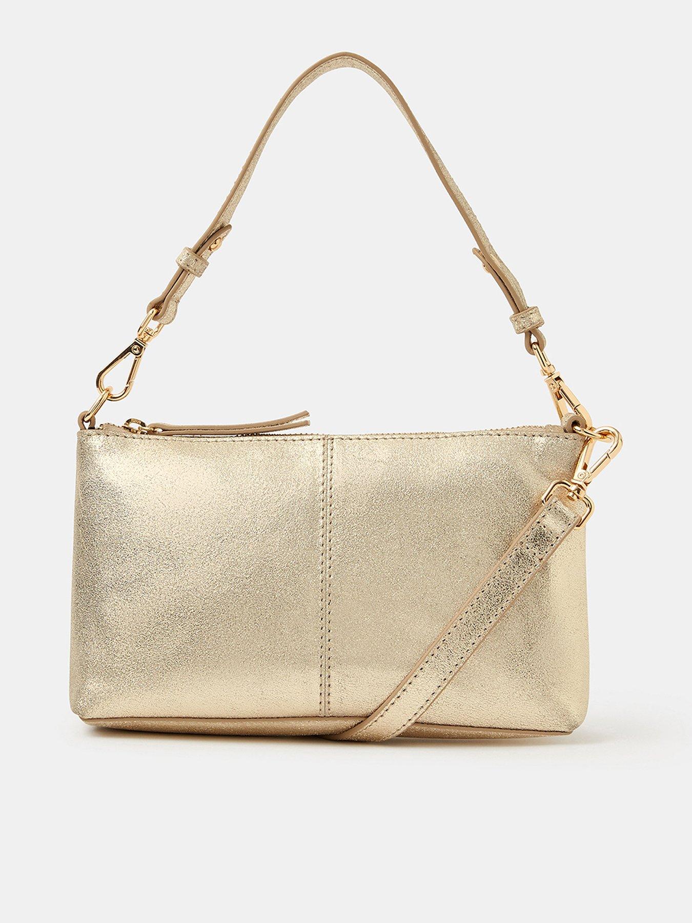 Accessorize Suede Crossbody Handbag