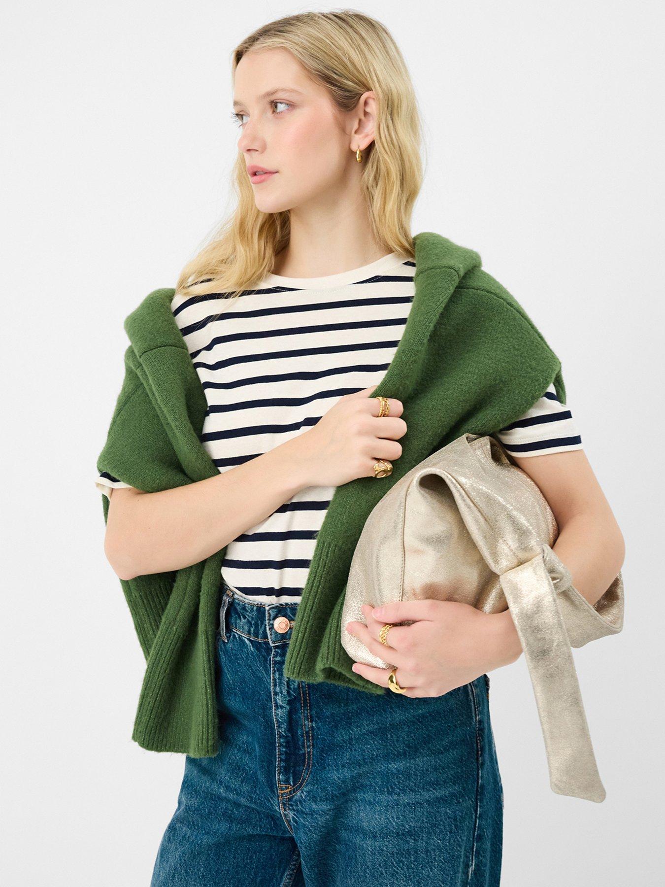  image of accessorize-slouchy-knot-leather-shoulder-bag