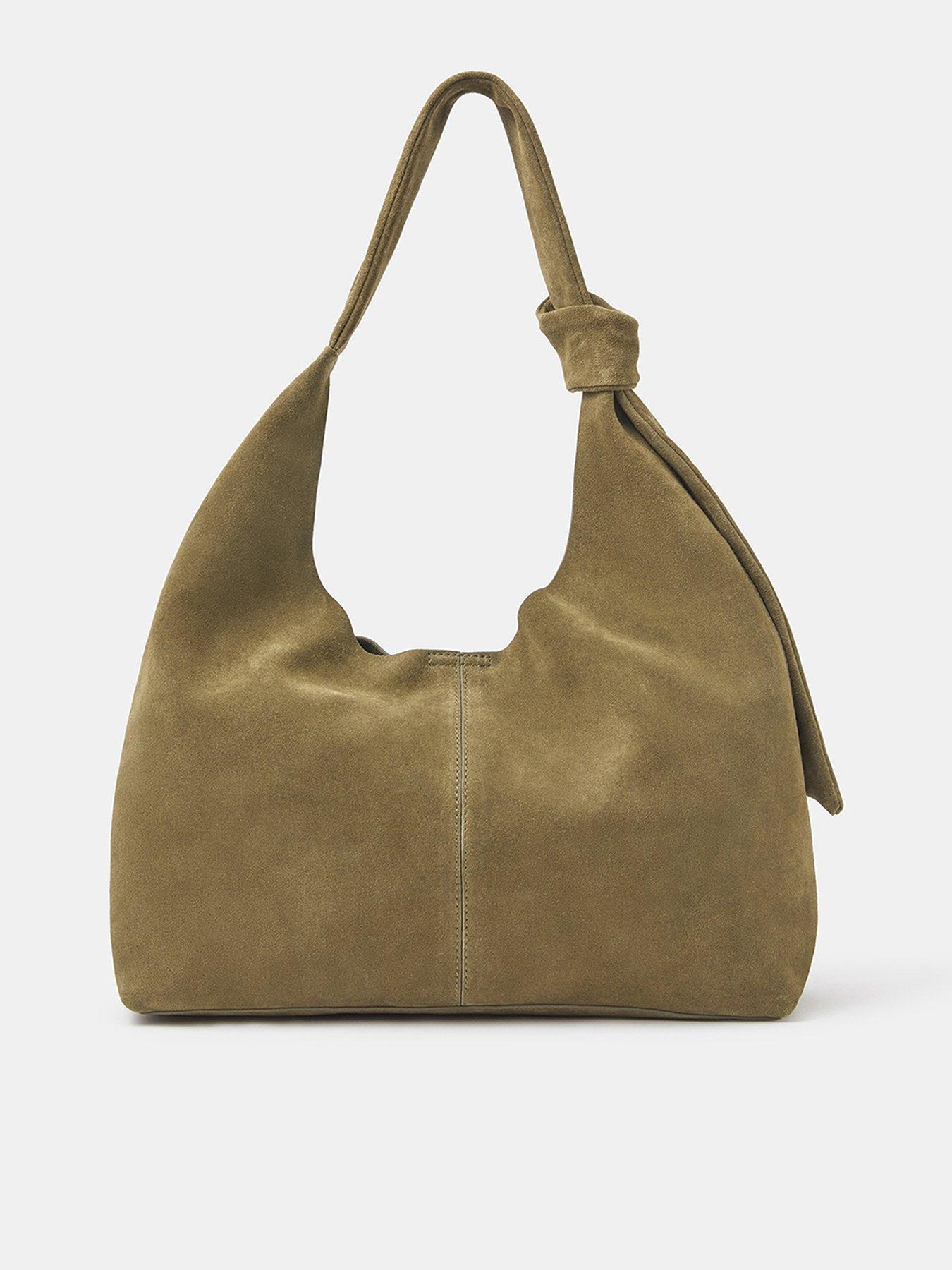 Accessorize Slouchy Knot Leather Shoulder Bag