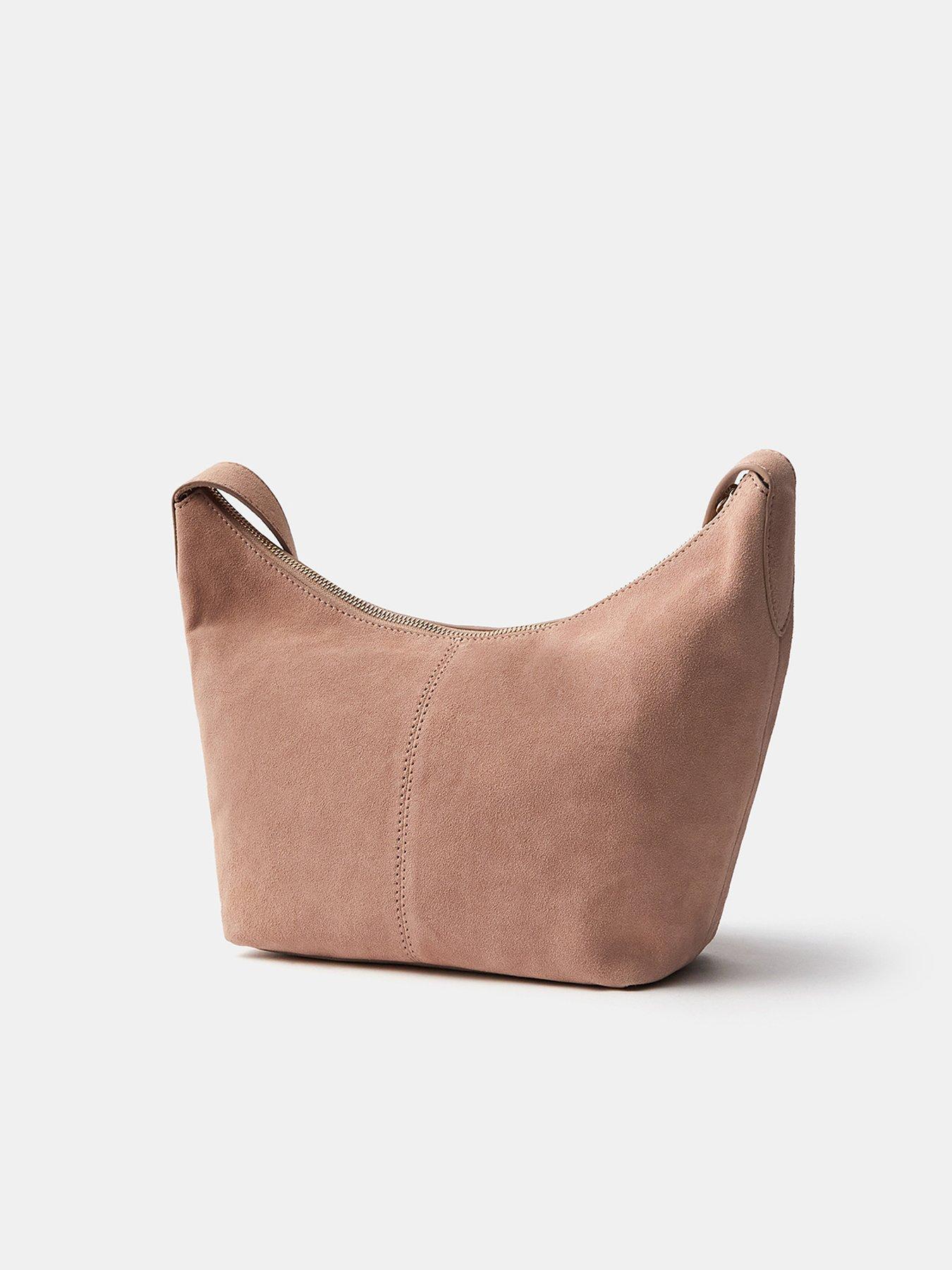  image of accessorize-suede-crossbody-bag