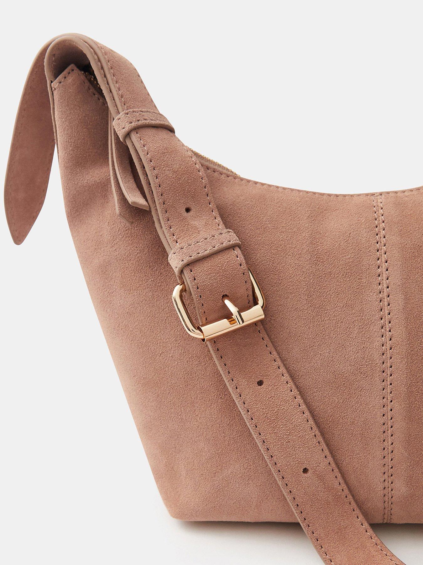  image of accessorize-suede-crossbody-bag
